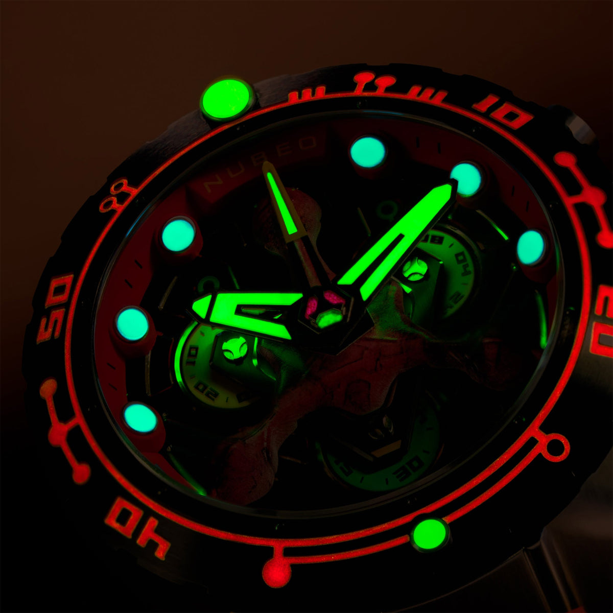 Opportunity Chronograph Star Trek First Contact Day Limited Edition Erkek Kol Saati | 48 mm | Vulcan Ember