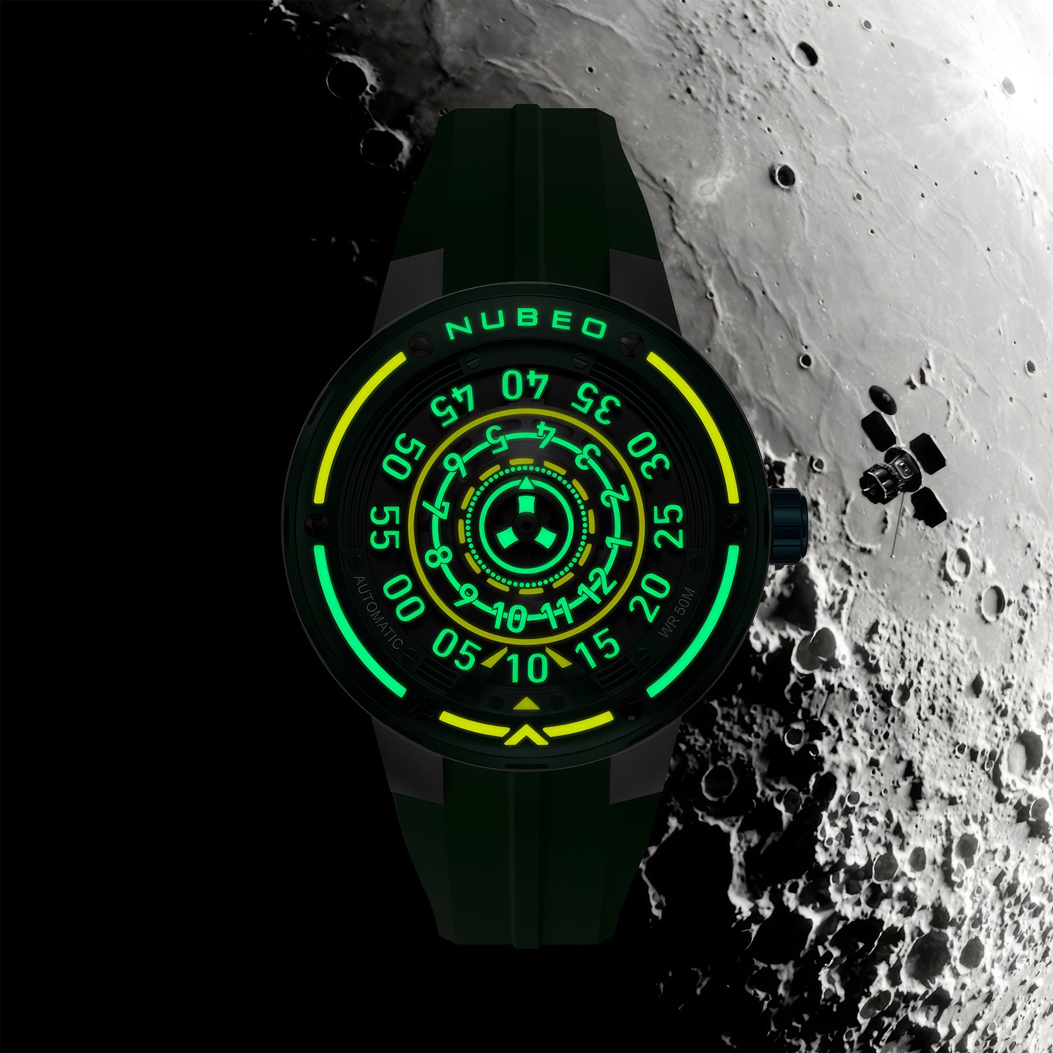 Orbiter Automatic Limited Edition | 50 mm | Asteroid Green