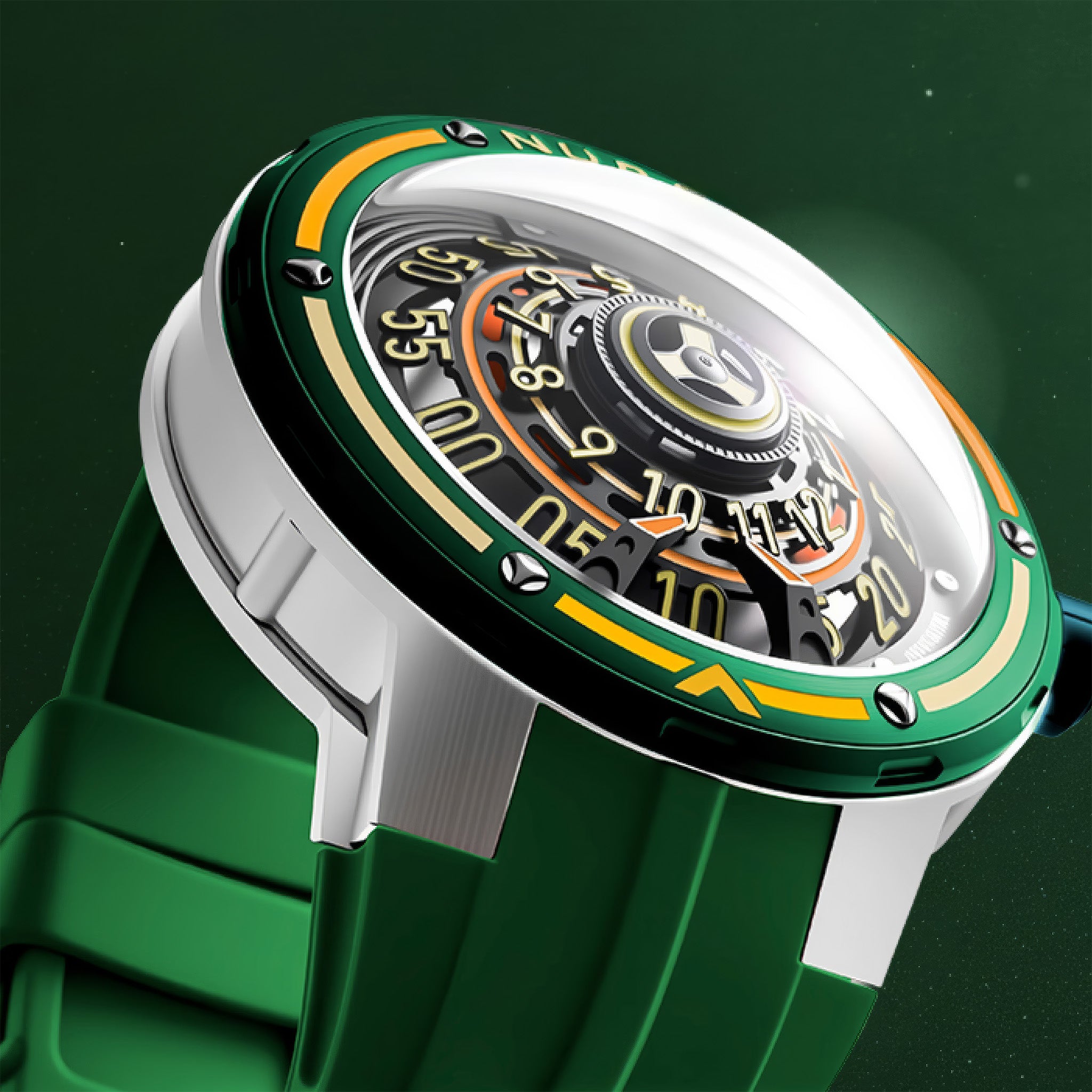 Orbiter Automatic Limited Edition | 50 mm | Asteroid Green