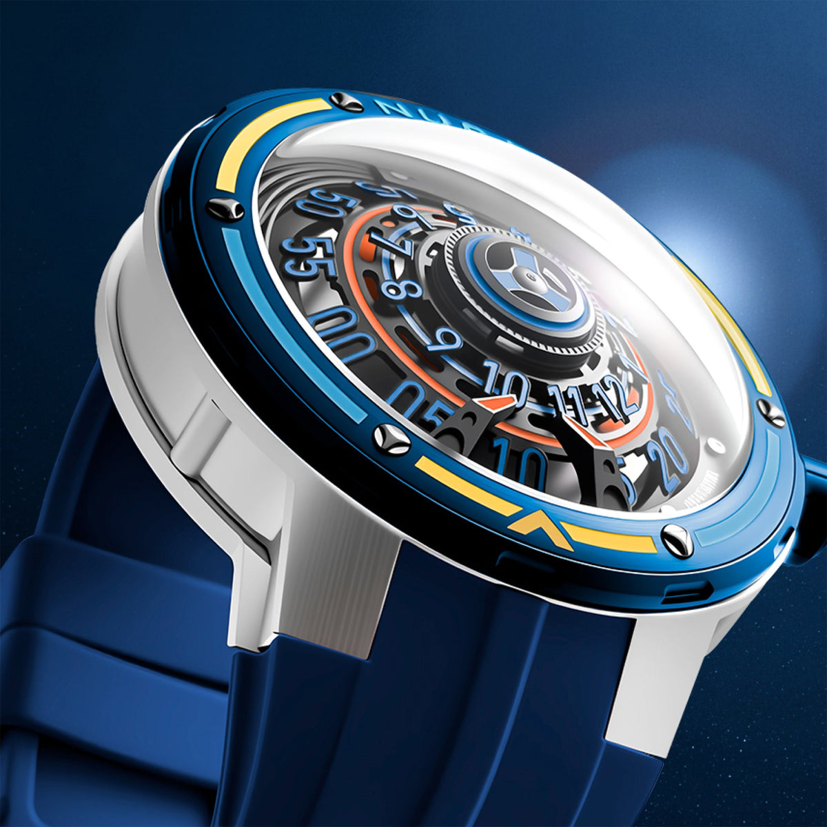 Orbiter Automatic Limited Edition Erkek Kol Saati | 50 mm | Lunar Lagoon