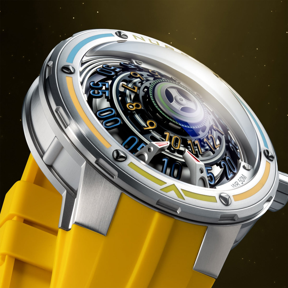 Orbiter Automatic Limited Edition Erkek Kol Saati | 50 mm | Stellar Sunbeam