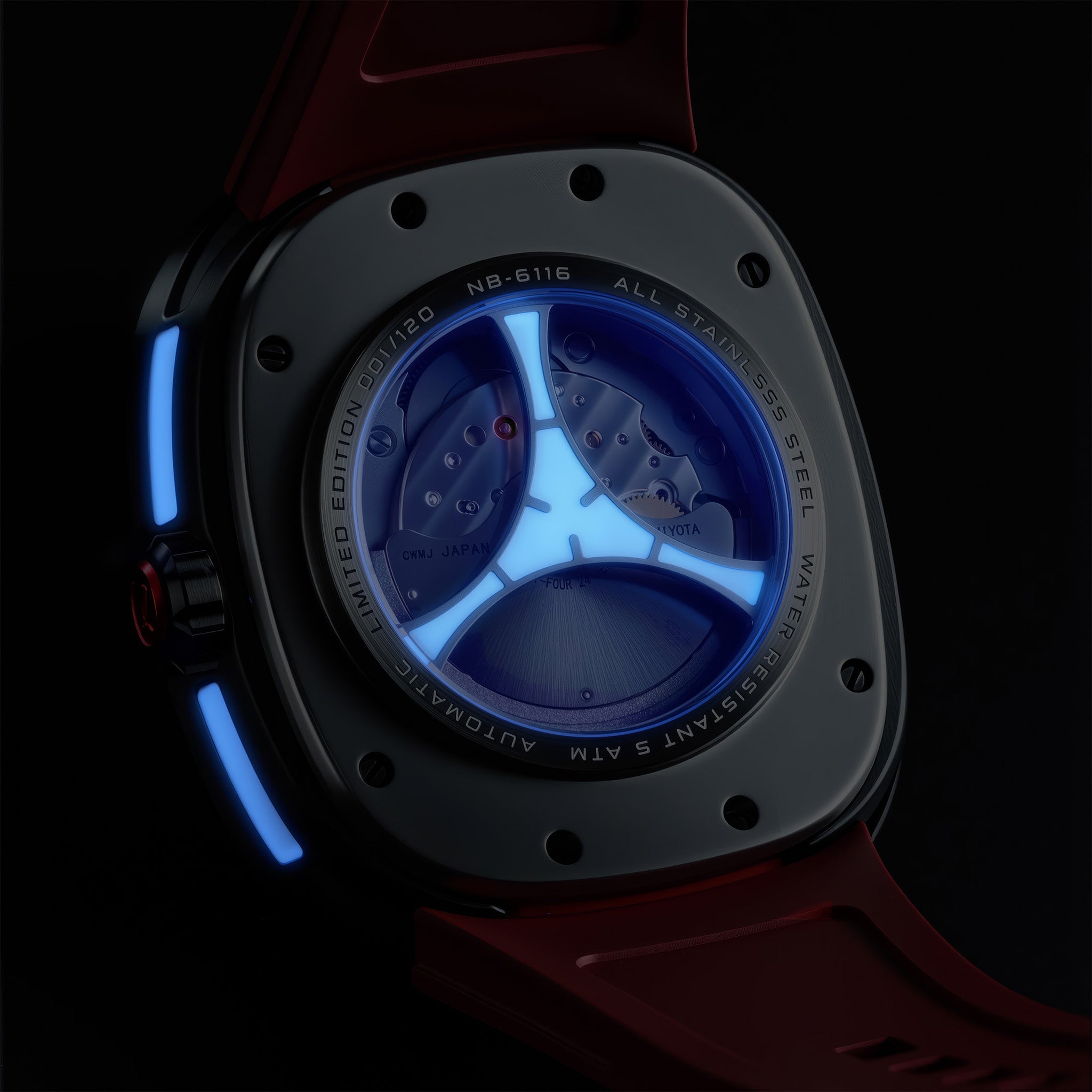 Tri-Star Orbit Automatic Limited Edition | 46 mm | Rocket Red