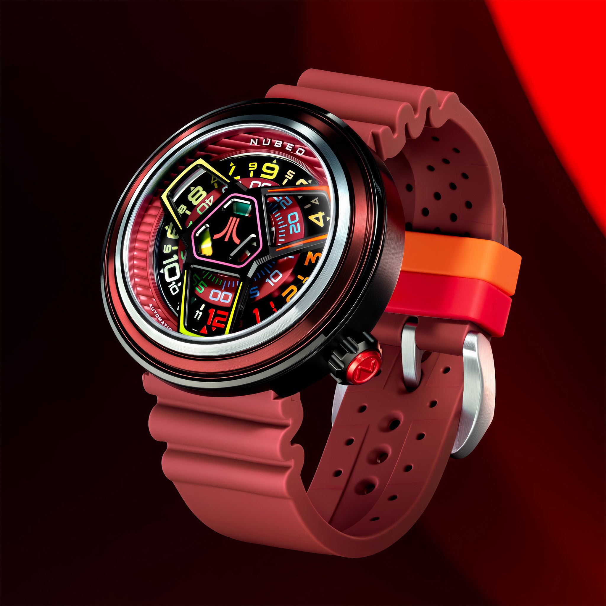 Ventana Automatic Atari Retro Gamer Limited Edition | 50 mm | Scarlet Synth