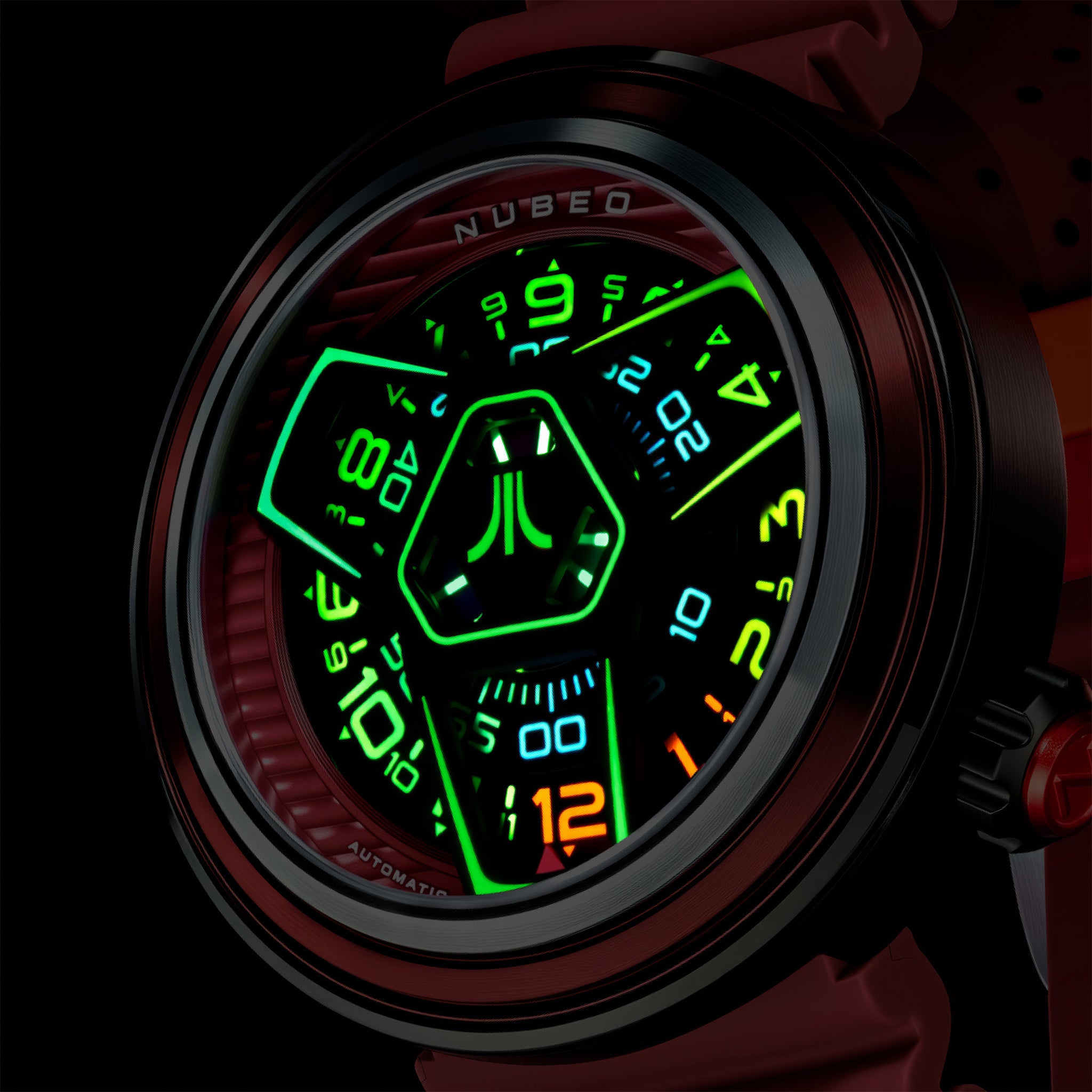 Ventana Automatic Atari Retro Gamer Limited Edition | 50 mm | Scarlet Synth