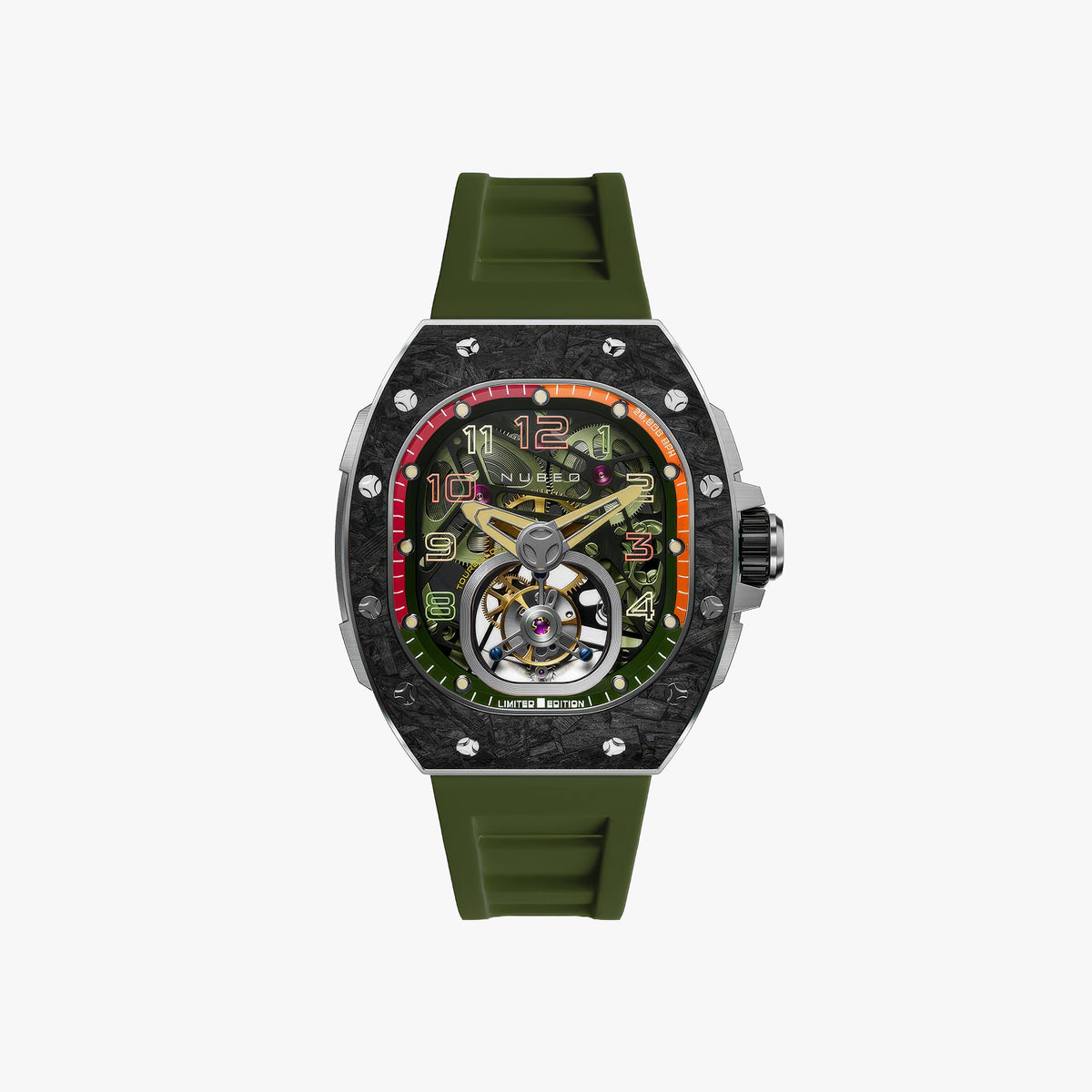 Viper Tourbillon Limited Edition Erkek Kol Saati | 43,5 mm | Napier Green