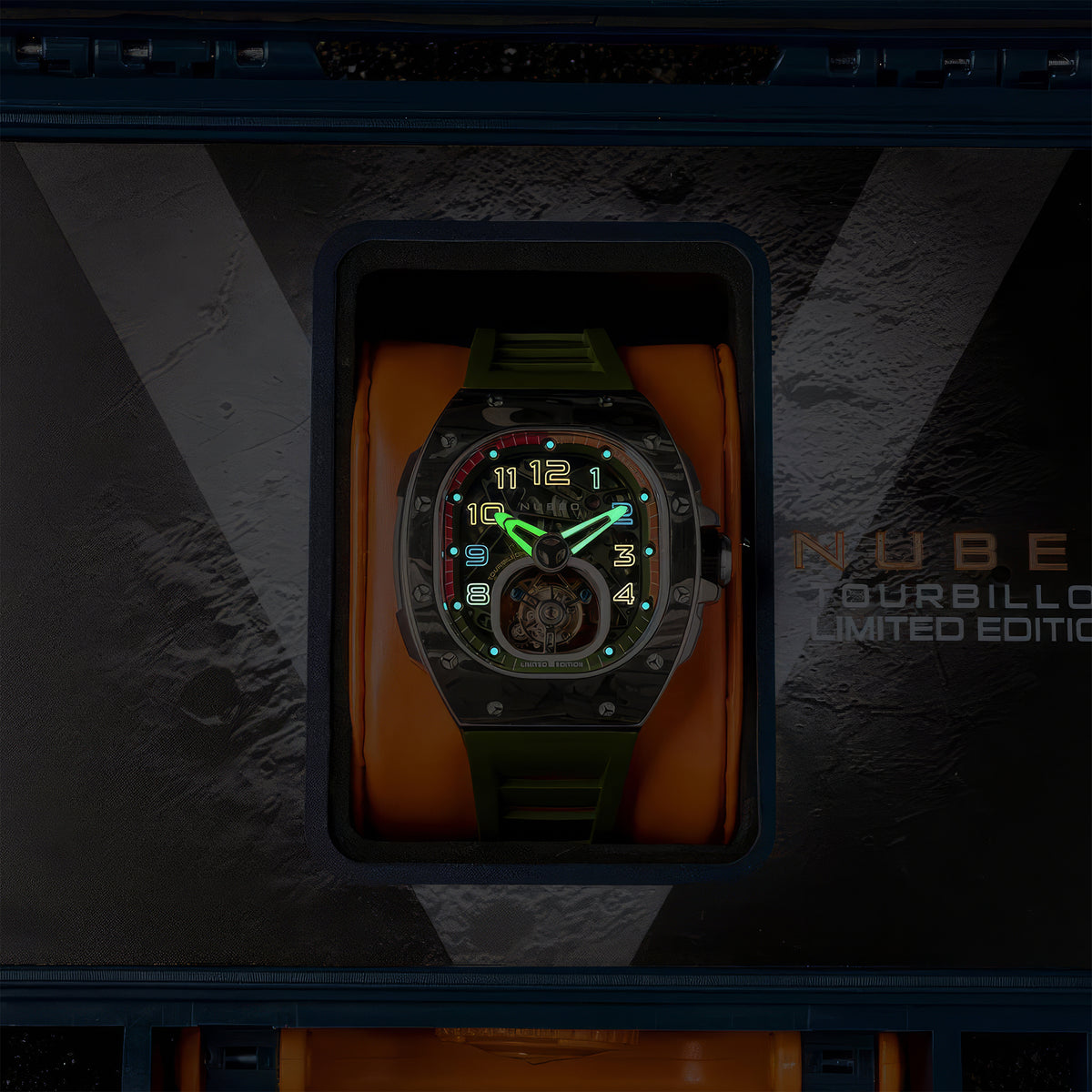 Viper Tourbillon Limited Edition Erkek Kol Saati | 43,5 mm | Napier Green