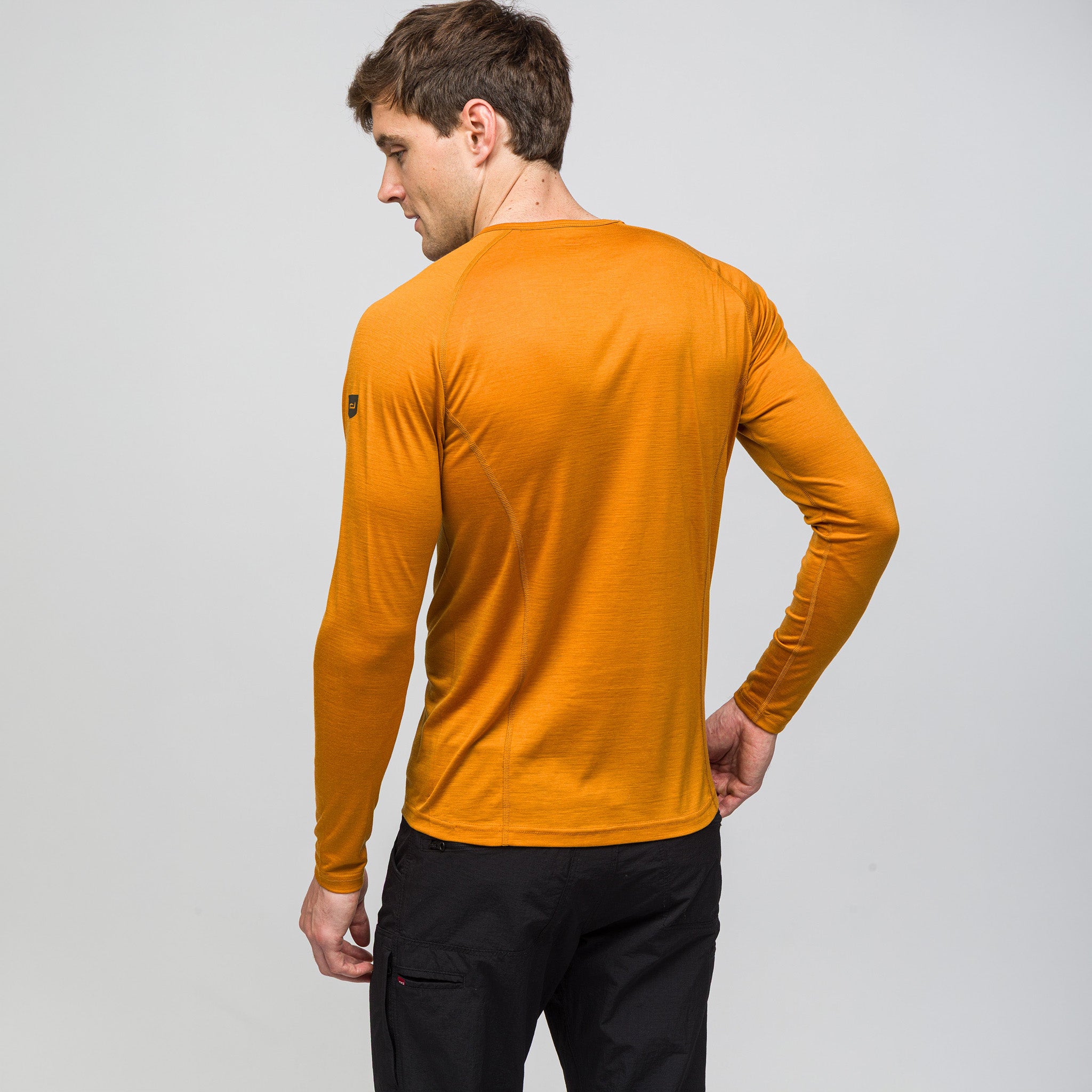All-Season %100 Merino Uzun Kollu T-Shirt 135 gr | Çöl Rengi