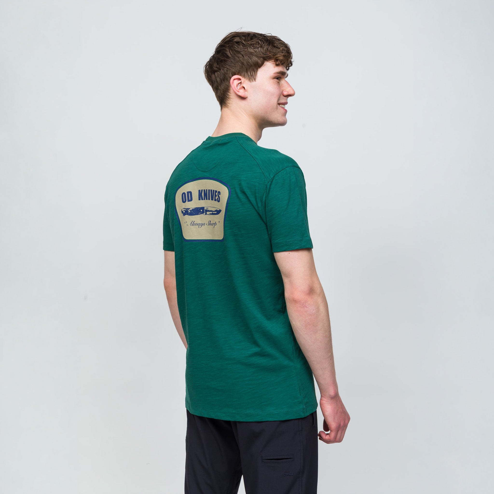 Bushcraft T-Shirt %100 Pamuk Printed | Yeşil