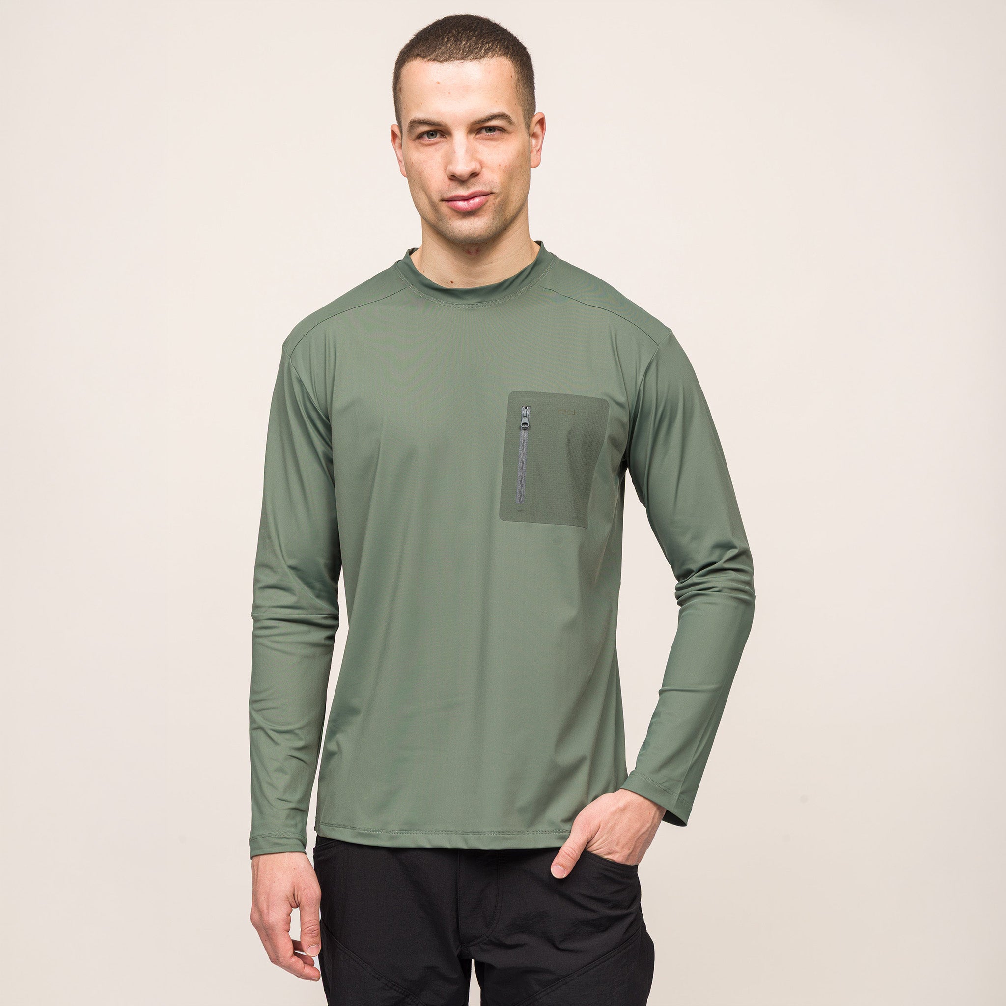 Climacool Performans Uzun Kollu T-Shirt | Yeşil
