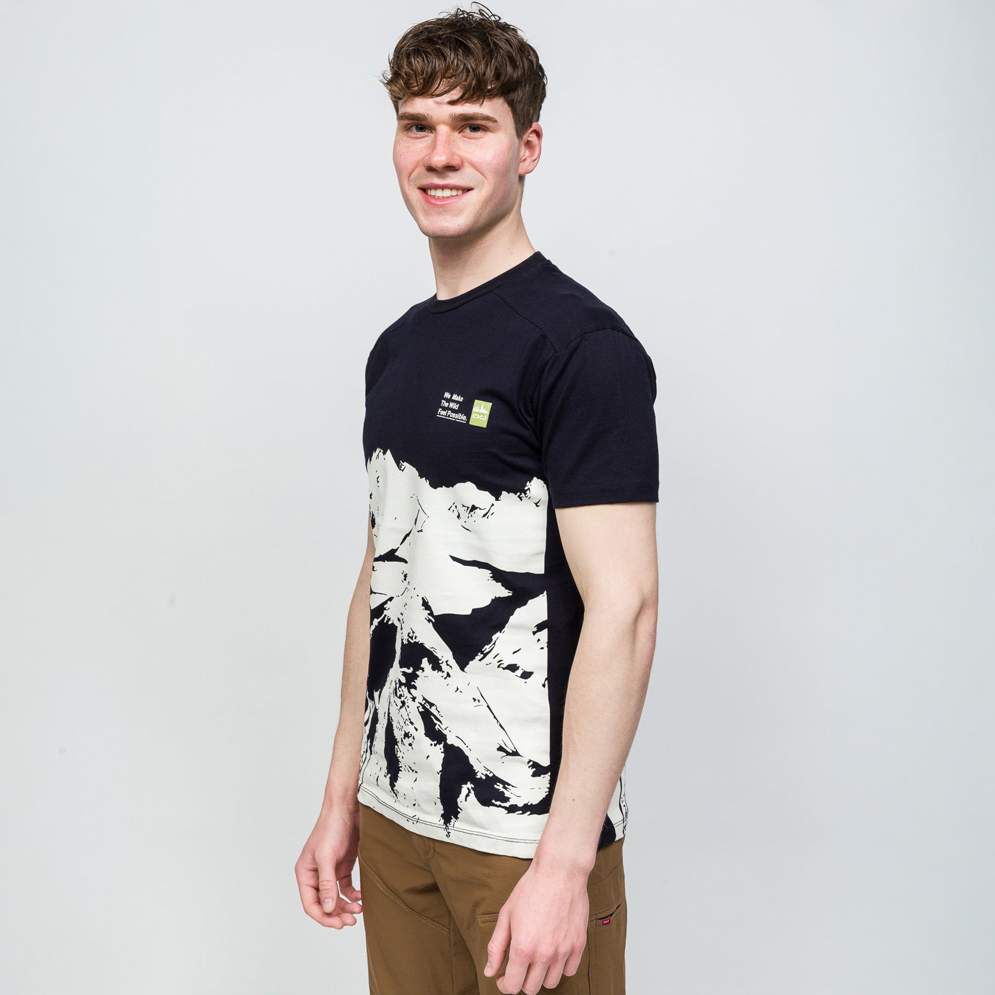 MANIFEST T-Shirt %100 Pamuk Printed | Koyu Lacivert