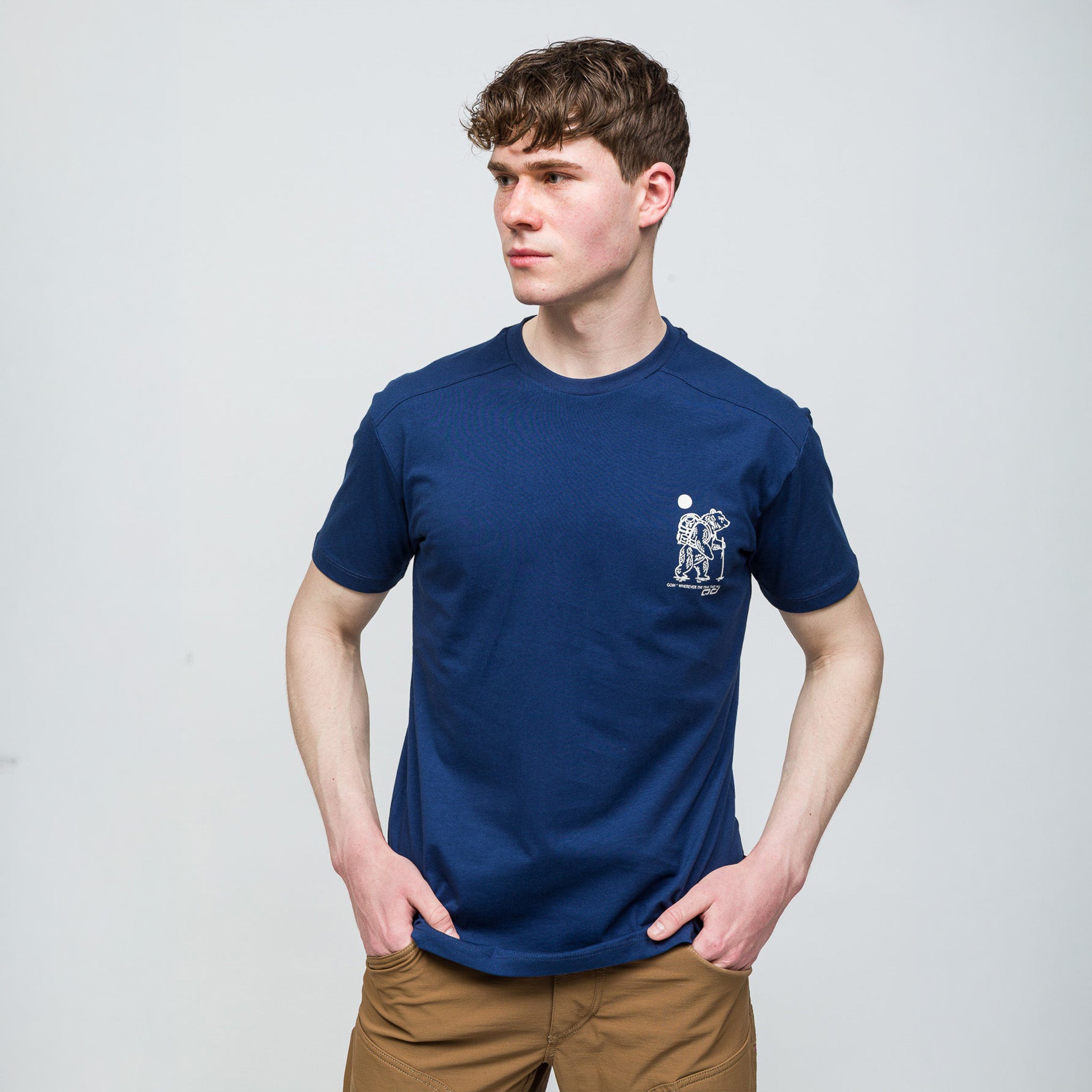 MANIFEST T-Shirt %100 Pamuk Printed | Koyu Mavi