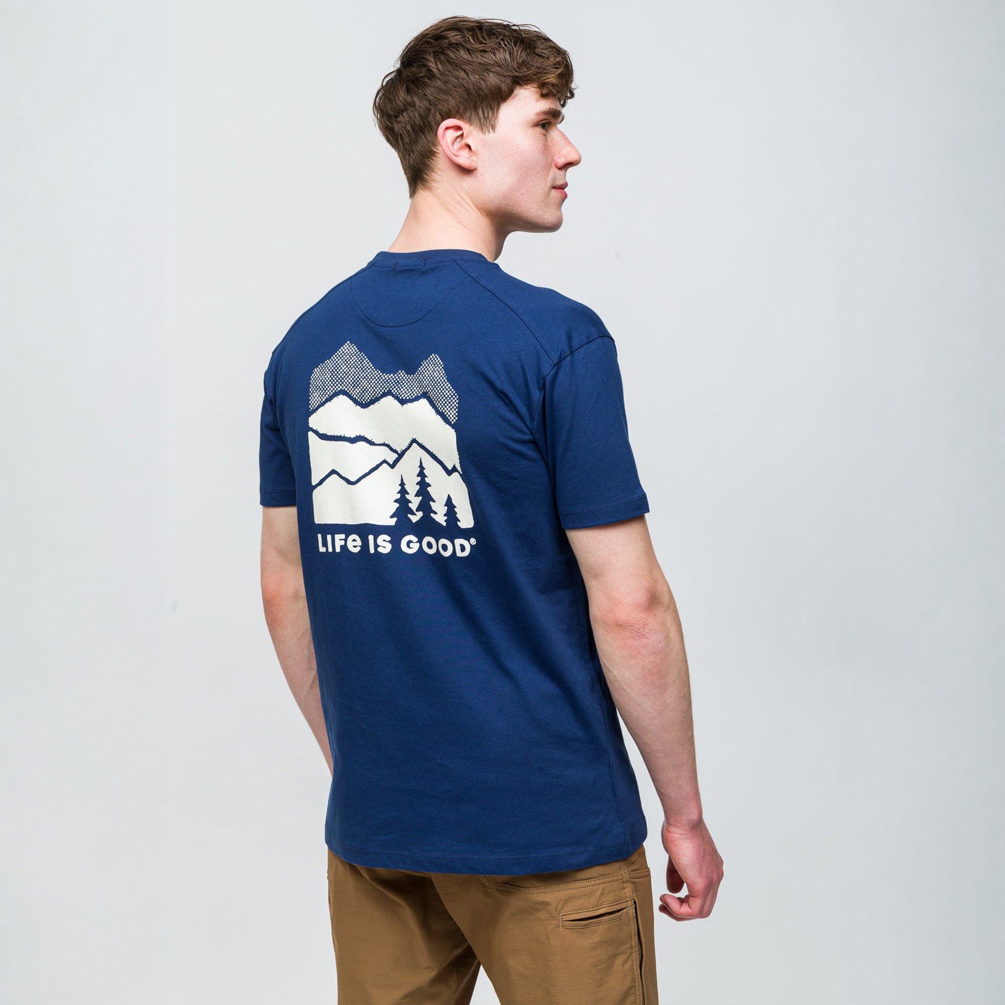 MANIFEST T-Shirt %100 Pamuk Printed | Koyu Mavi