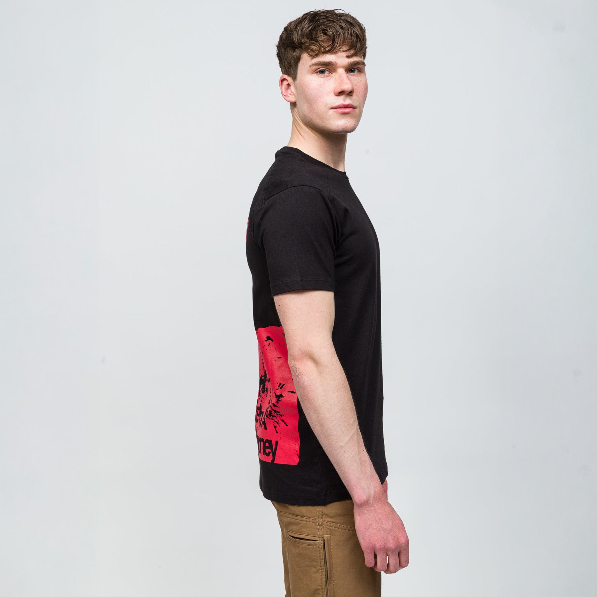 MANIFEST T-Shirt %100 Pamuk Printed | Siyah