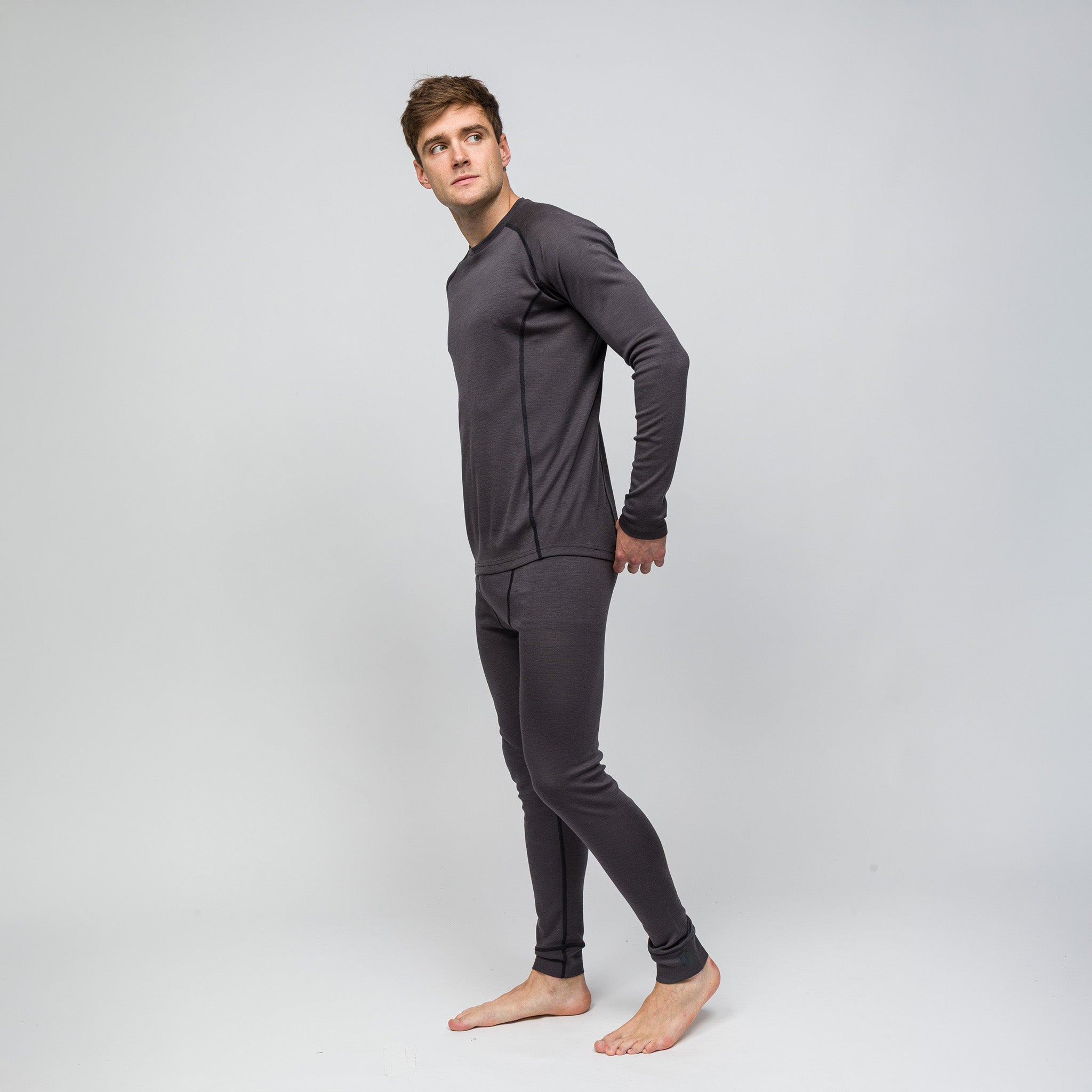 Thermawool Merino Yünü Termal İçlik Tayt 195 g | Antrasit