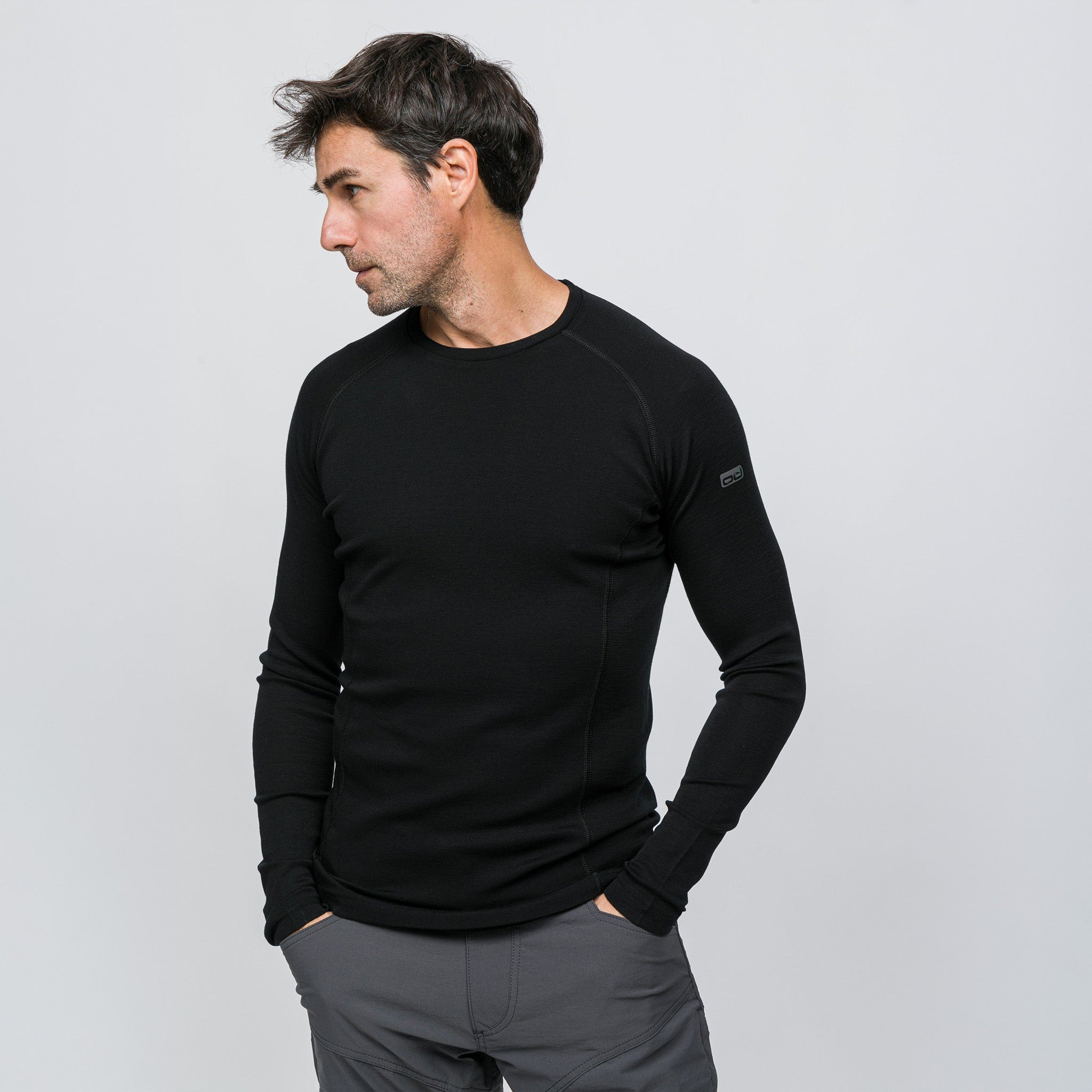 Thermawool Merino Yünü Termal İçlik Üst 195 gr | Siyah