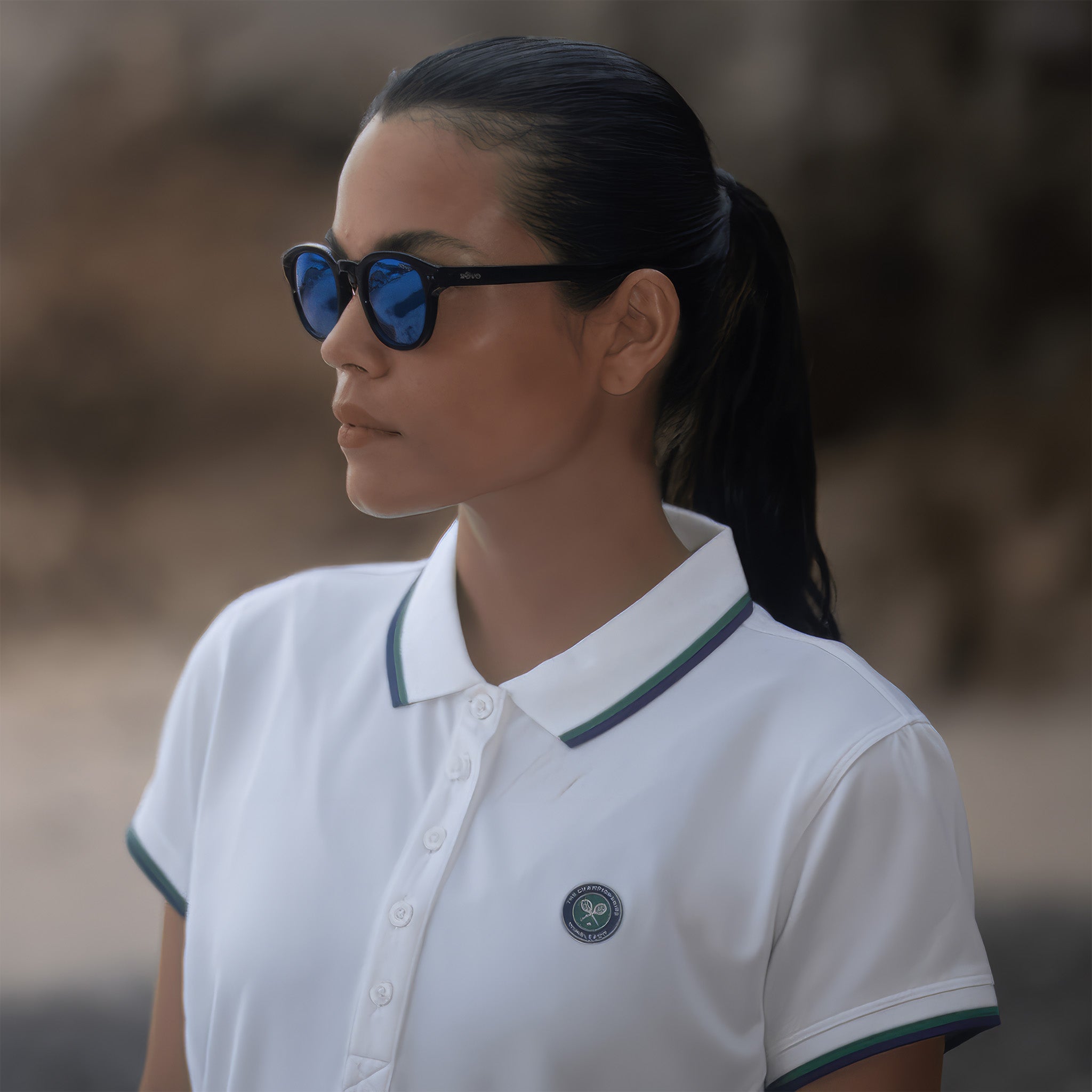 Sterling G Polarize Güneş Gözlüğü | Shiny Black | H2O Blue