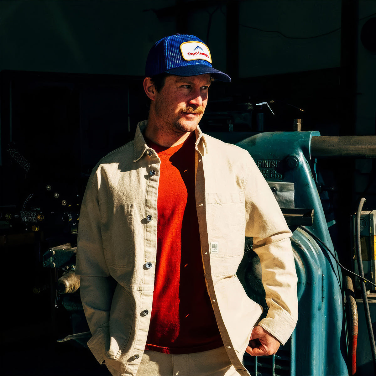 Patch Mesh Trucker - Retro Icon Şapka | French Blue