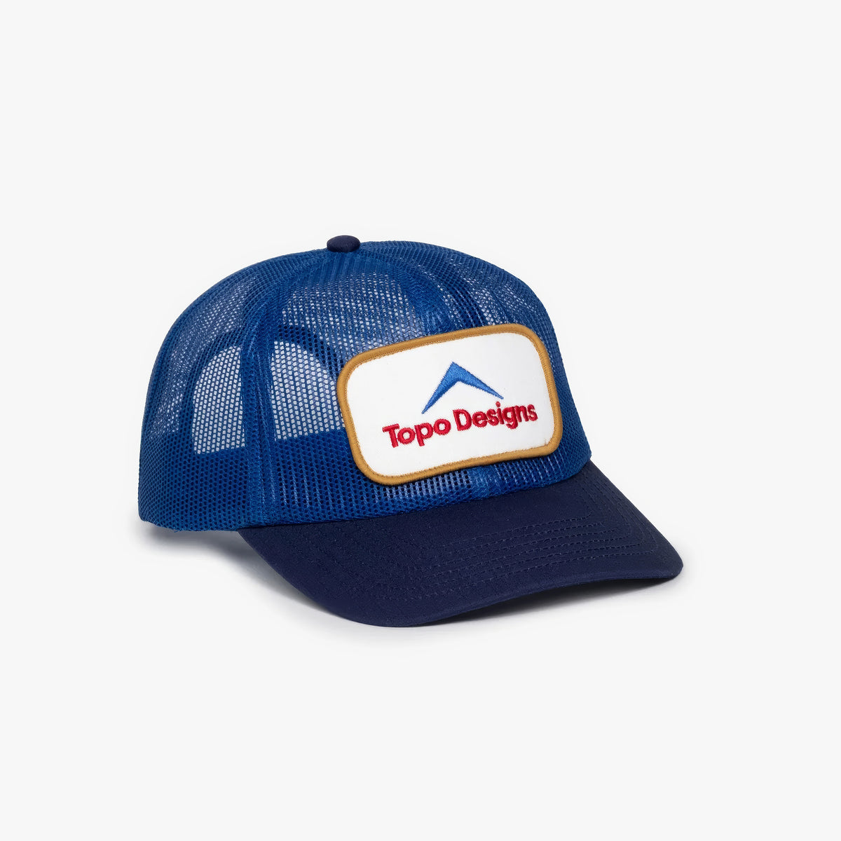 Patch Mesh Trucker - Retro Icon Şapka | French Blue