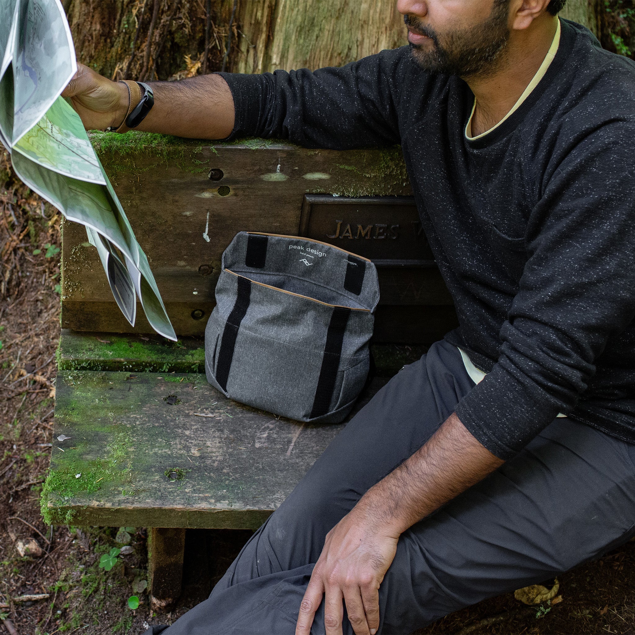 Field Pouch | Organizer | Charcoal