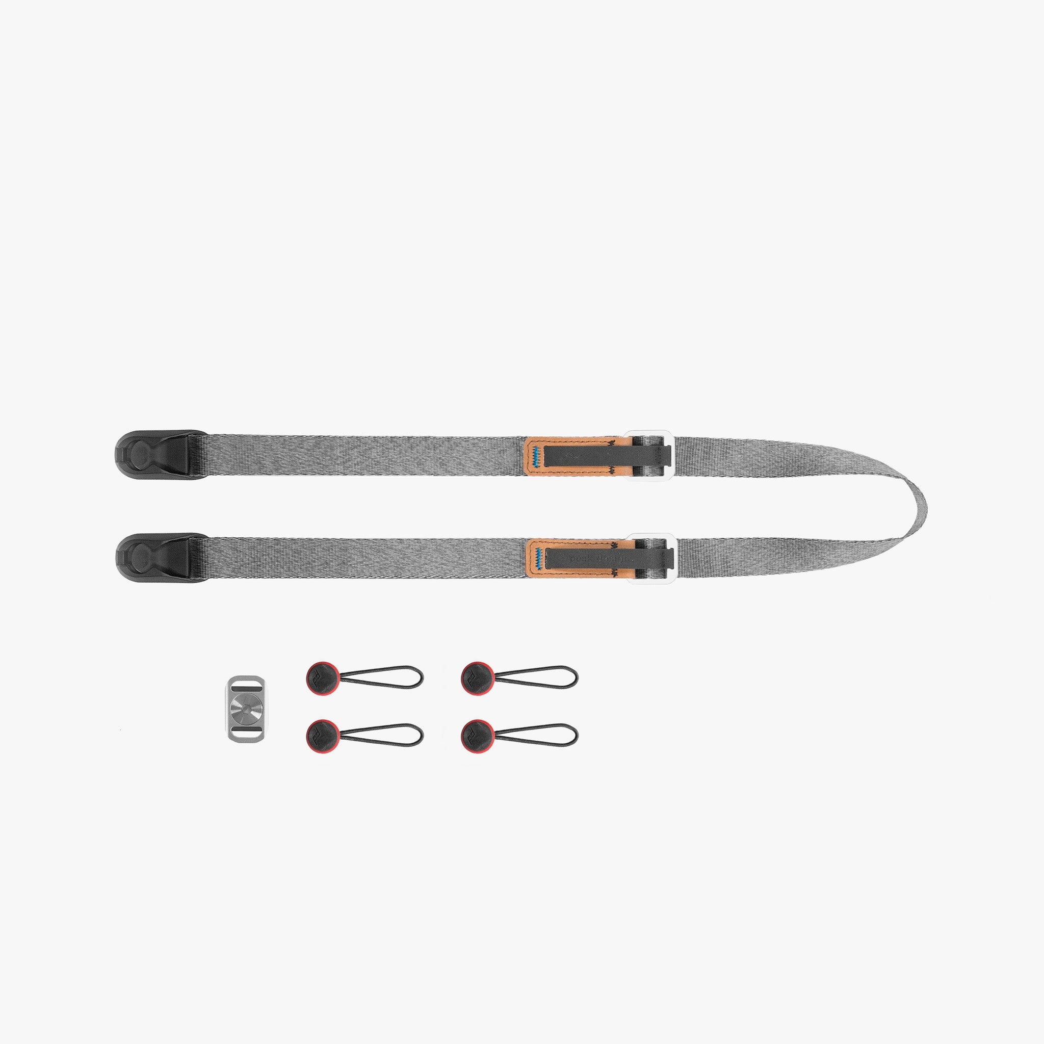 Peak Design Leash Ash kamera askısı gri minimal taşıma askısı