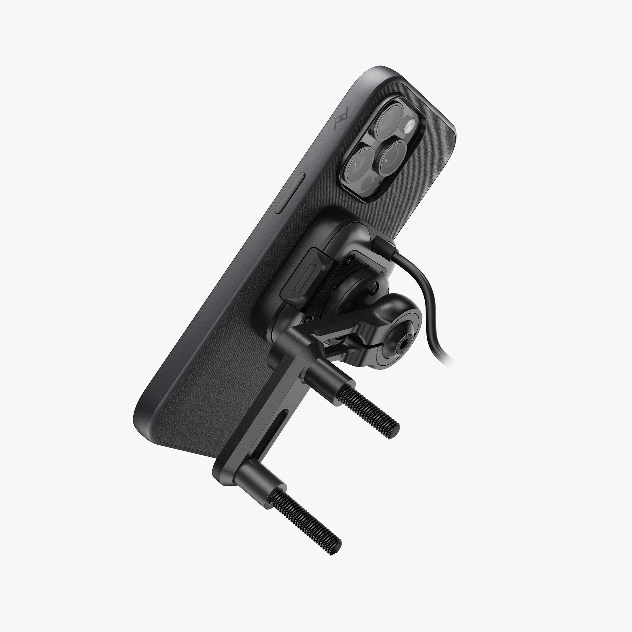 Motorcycle Brake/Clutch Mount - Charging (Locking, Qi2) | Telefon Tutucu