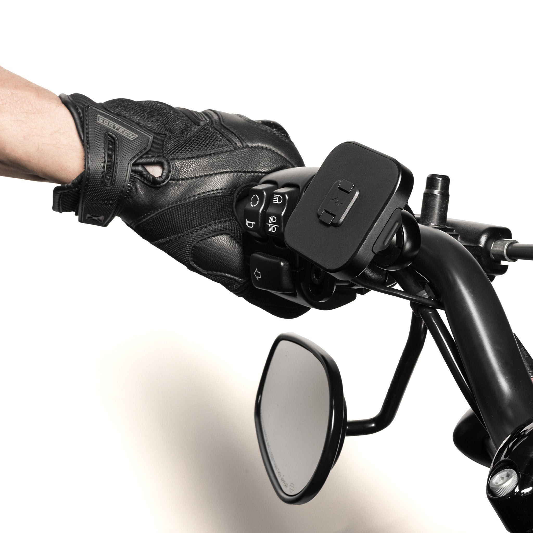 Motorcycle Brake/Clutch Mount - Charging (Locking, Qi2) | Telefon Tutucu