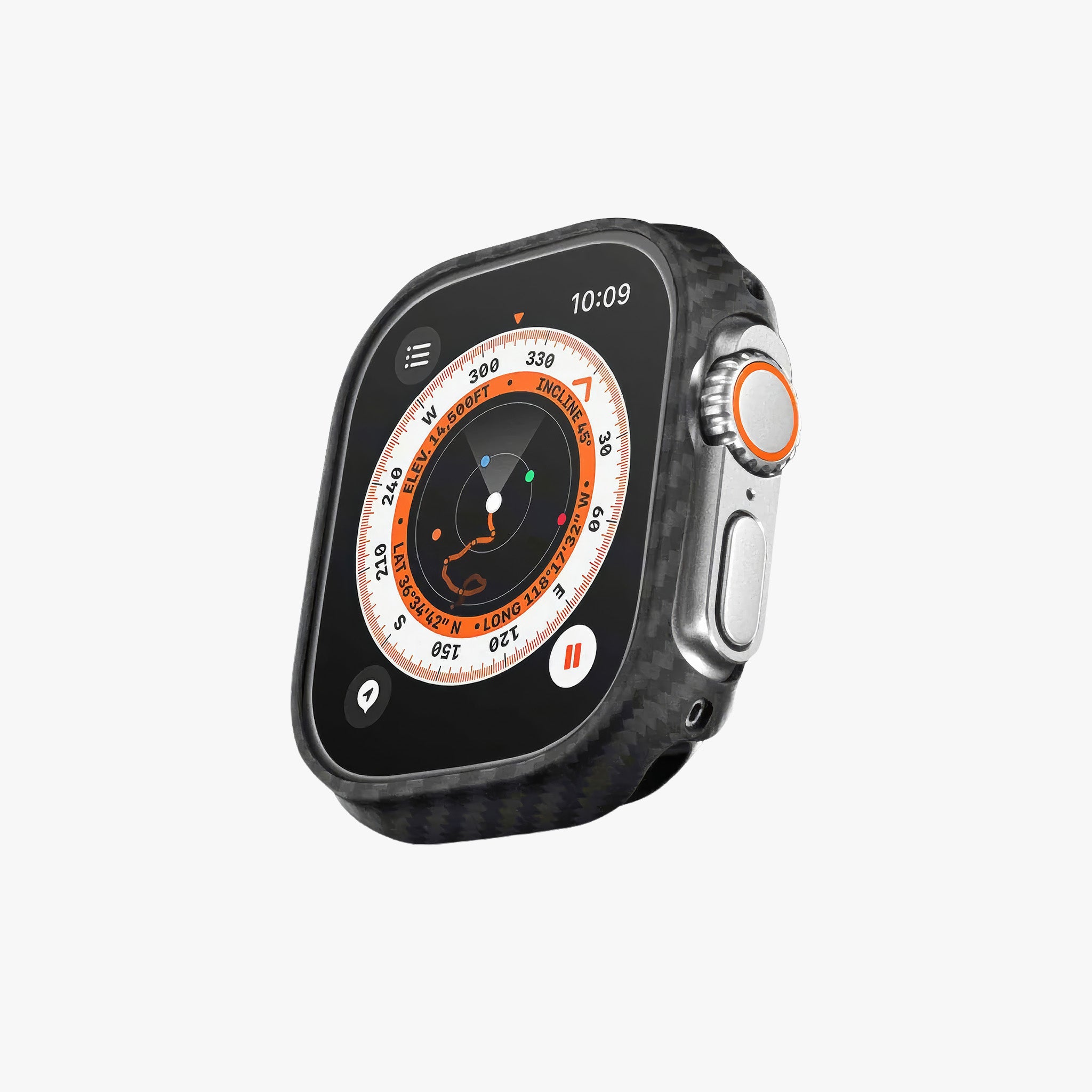 Apple Watch Ultra 49mm Uyumlu Air Case | Aramid Fiber 600D Black