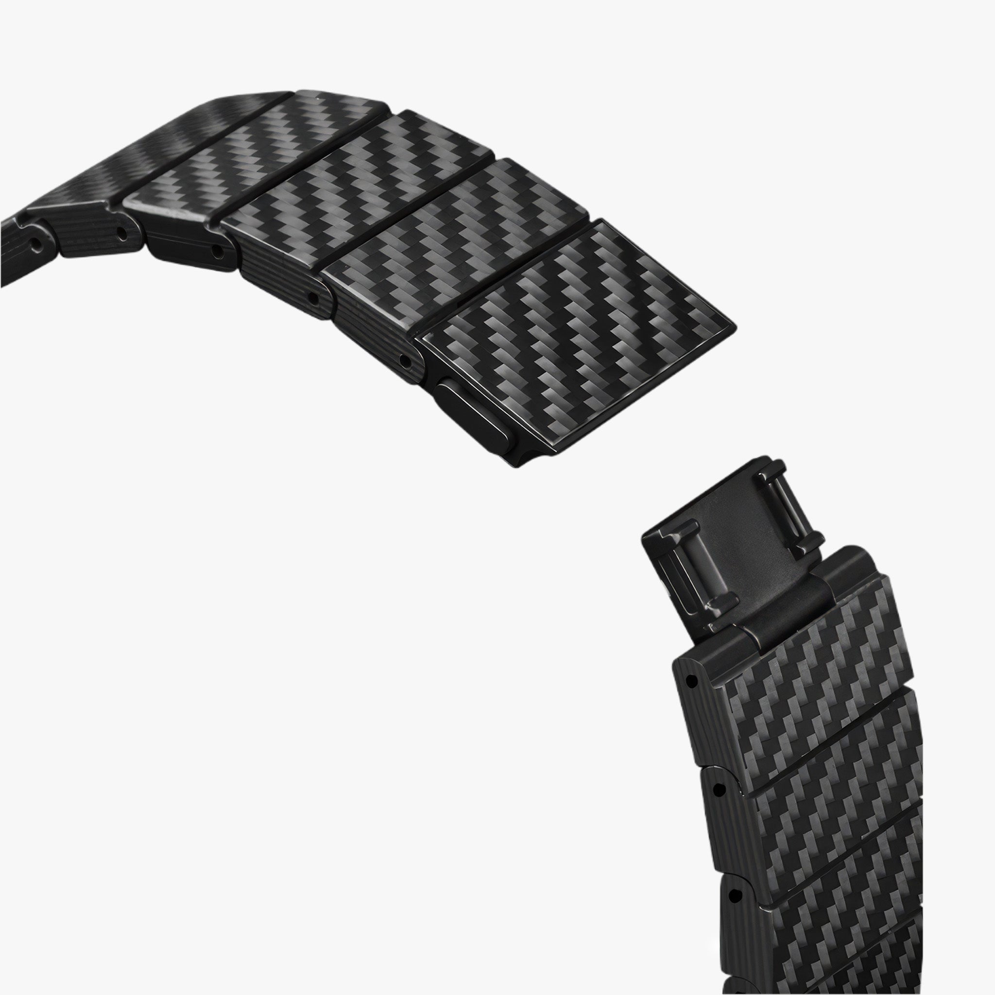 Galaxy Watch Ultra 47mm Carbon Fiber Watch Band | Modern Black/Grey (Twill)