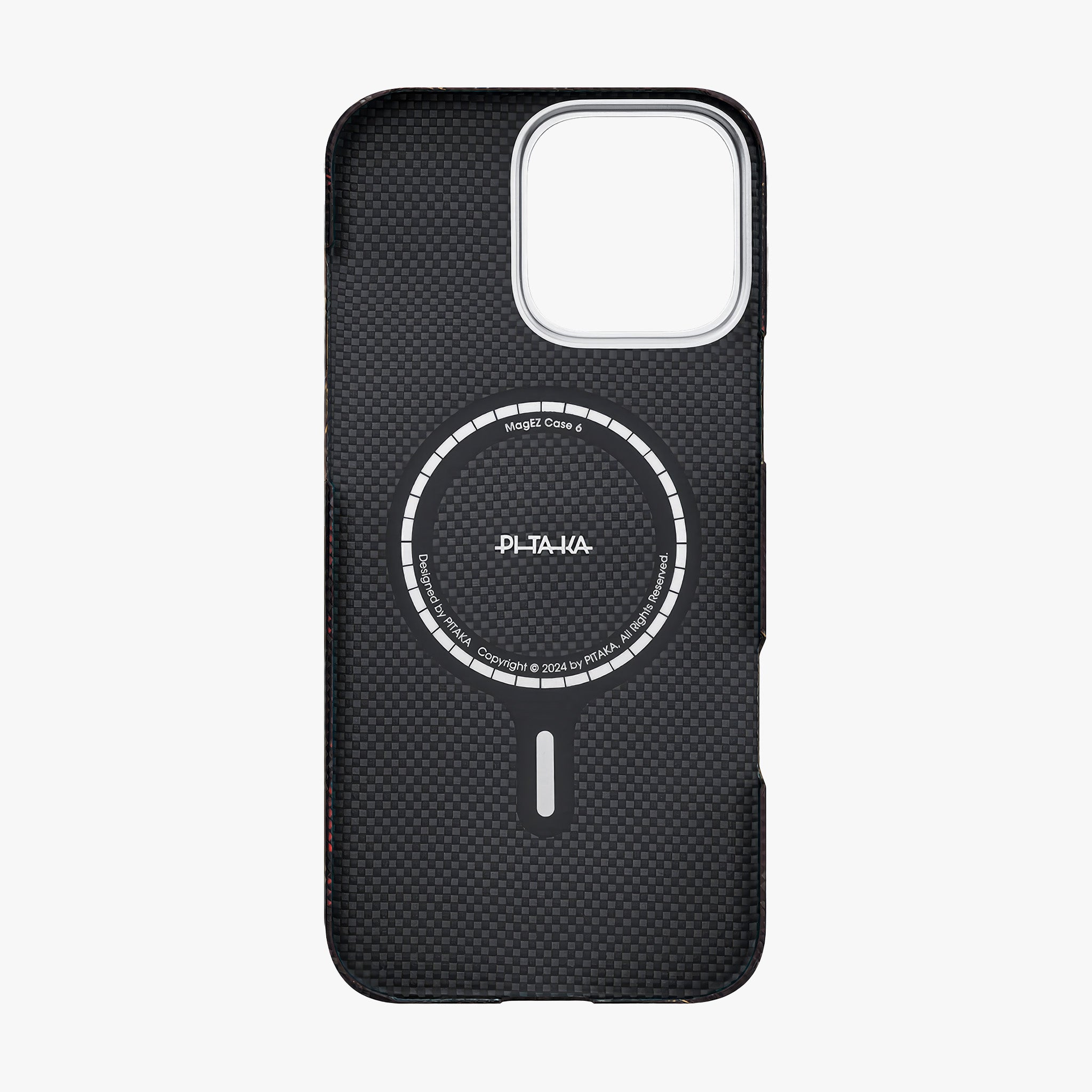 iPhone 16 Pro Max Edge Case | PITAKA Monogram Black/Blue