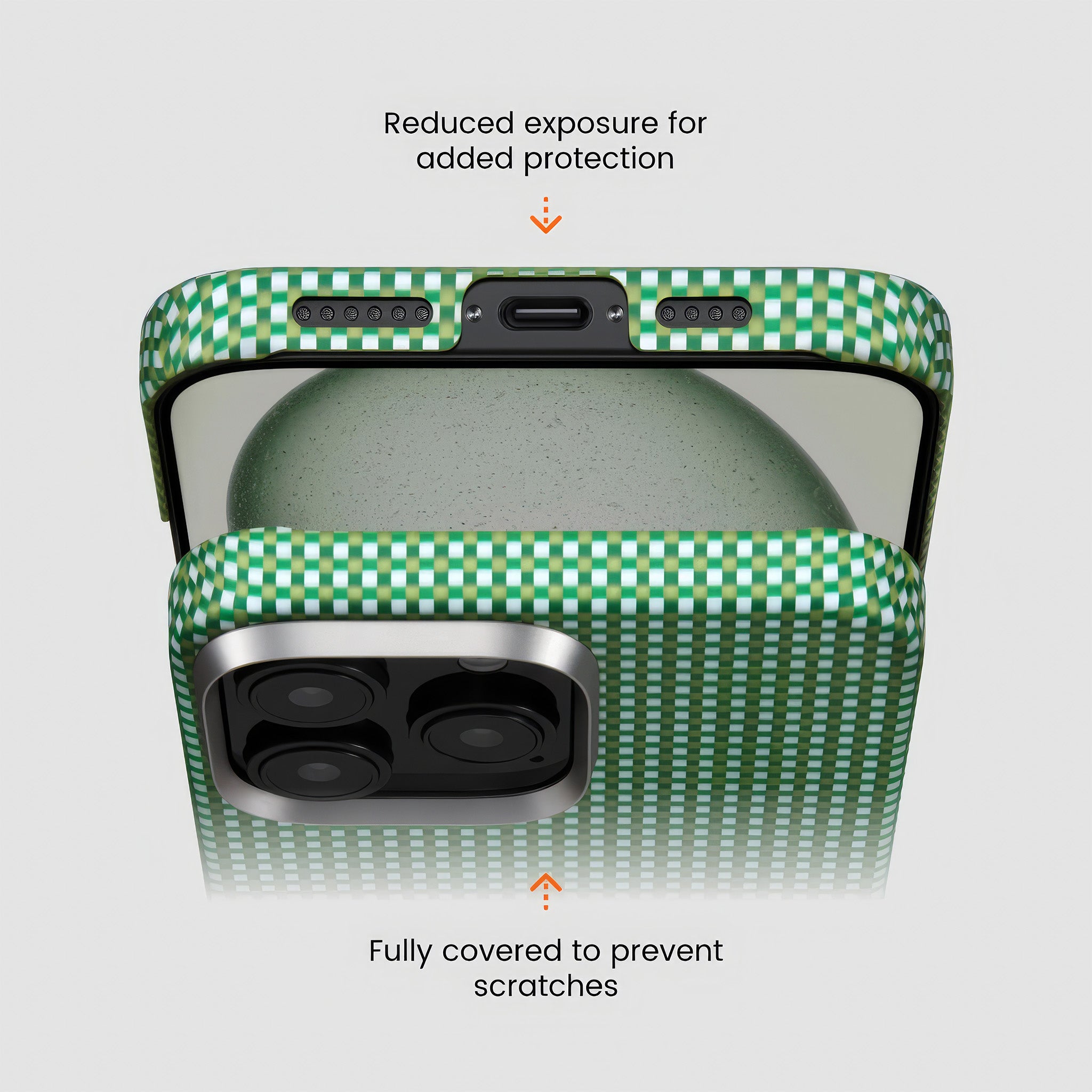 iPhone 15 Pro Max Edge Case | Forest Green