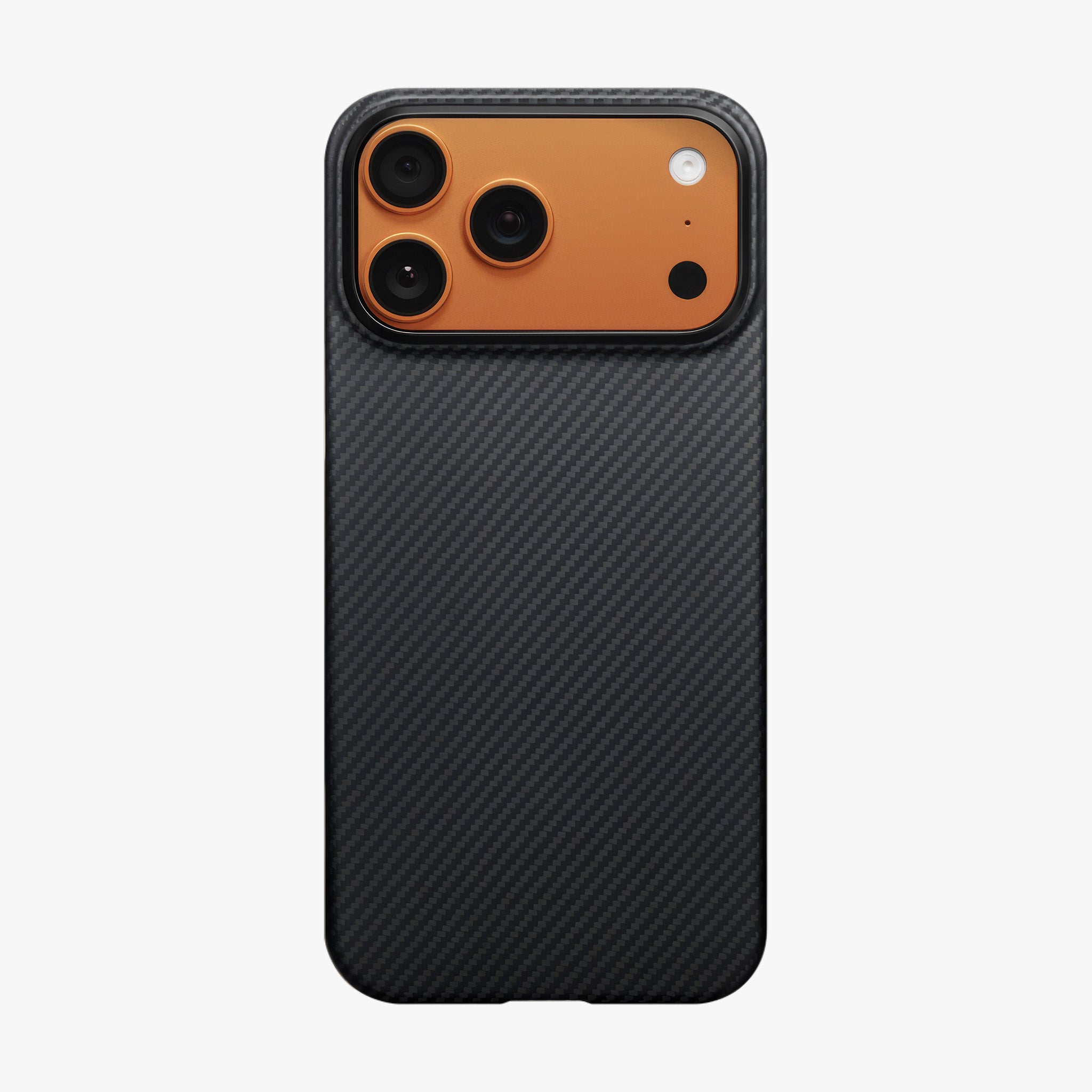 iPhone 17 Pro Edge Case | 600D Black/Grey (Twill) (PitaTap™)