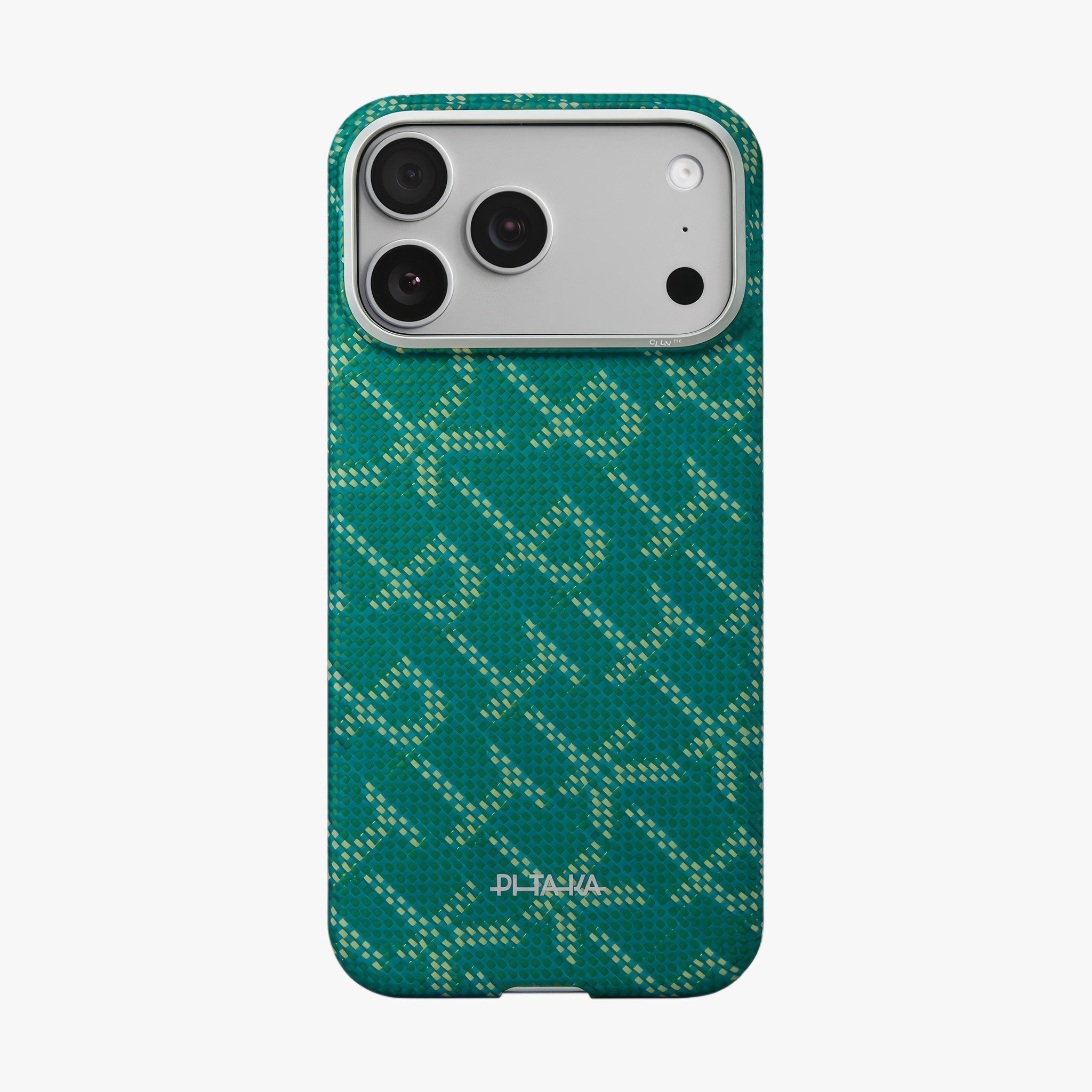 PITAKA iPhone 17 Pro Edge Case PTK Leaping – Gold Green (PitaTap