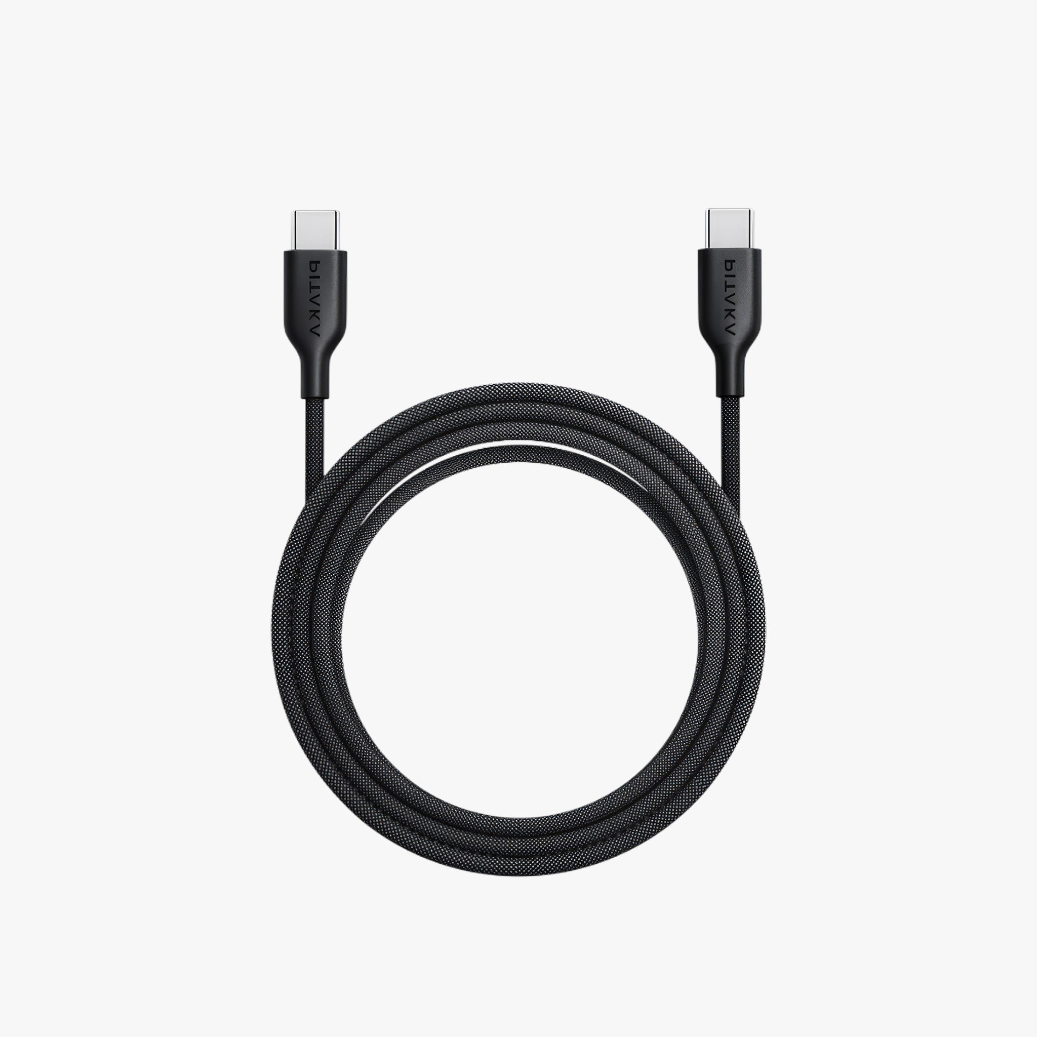 USB-C to USB-C 60W Flex Braided Cable | Black (1.2 m)
