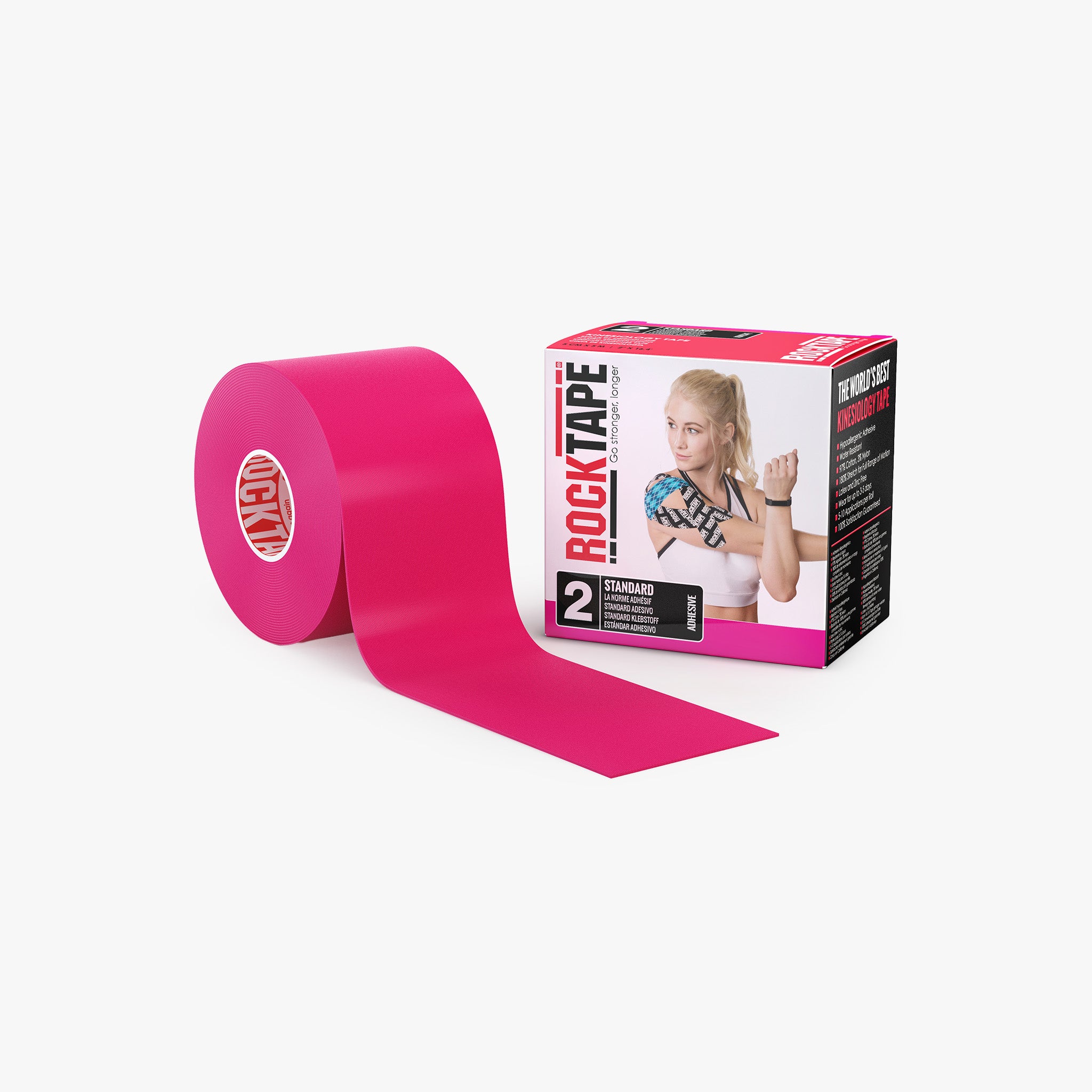 Standart Kinezyoloji Bant | Pembe | 5cm x 5m