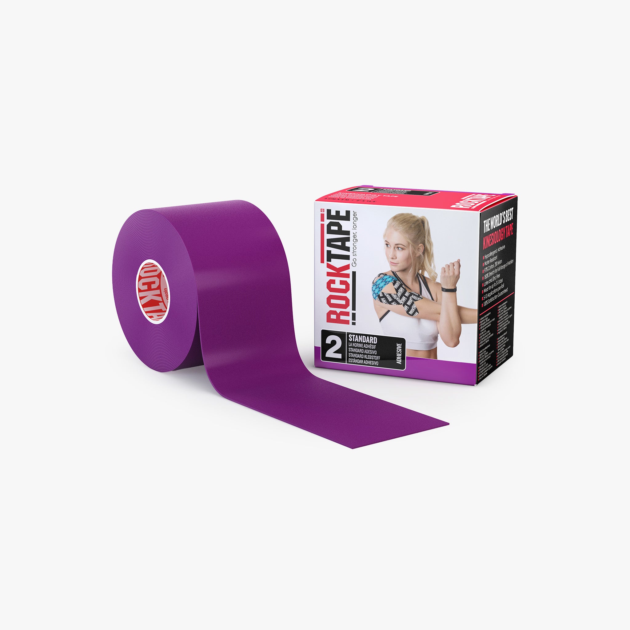 Standart Kinezyoloji Bant | Mor | 5cm x 5m