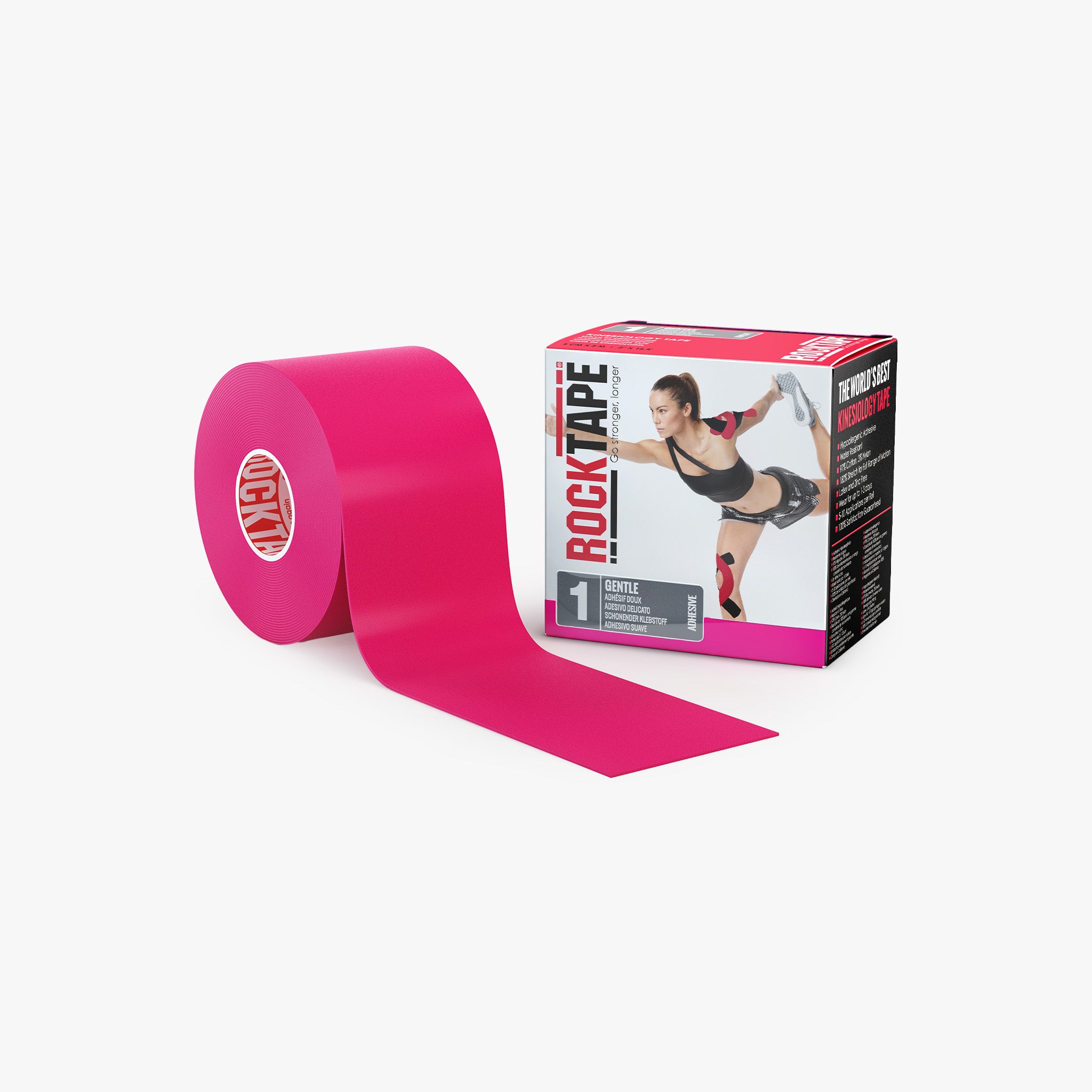 RX Hassas Kinezyoloji Bant | Pembe | 5cm x 5m
