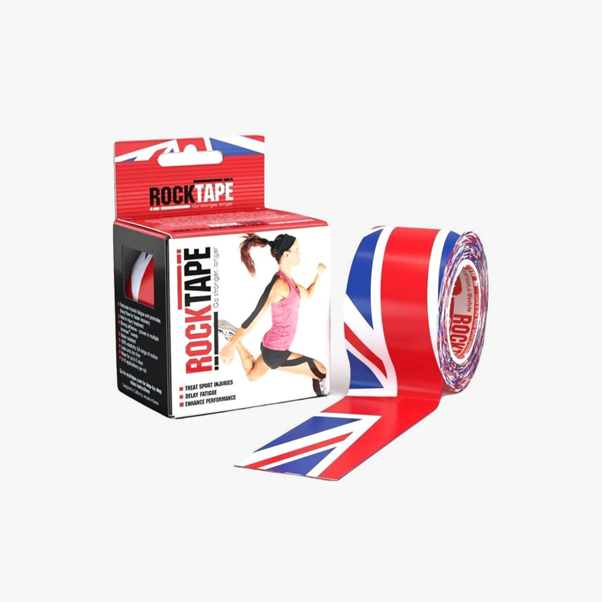 Standart Kinezyoloji Bant | UK Flag Desenli | 5cm x 5m