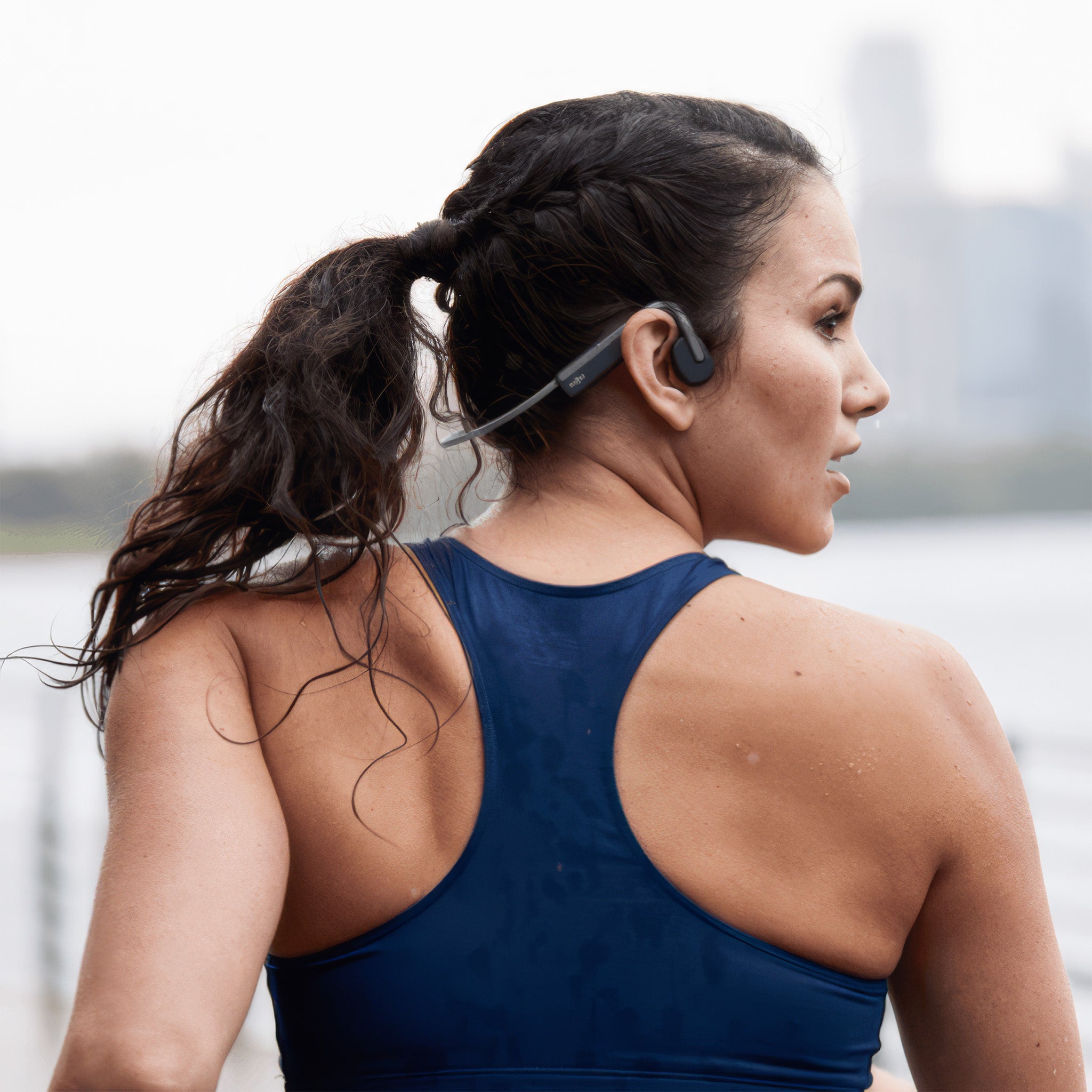 OpenMove Kemik İletimli Bluetooth Kulaklık | Gri