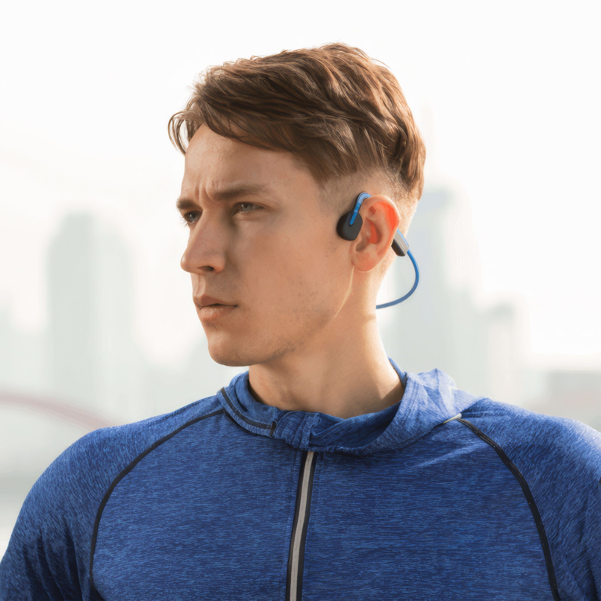 OpenMove Kemik İletimli Bluetooth Kulaklık | Mavi