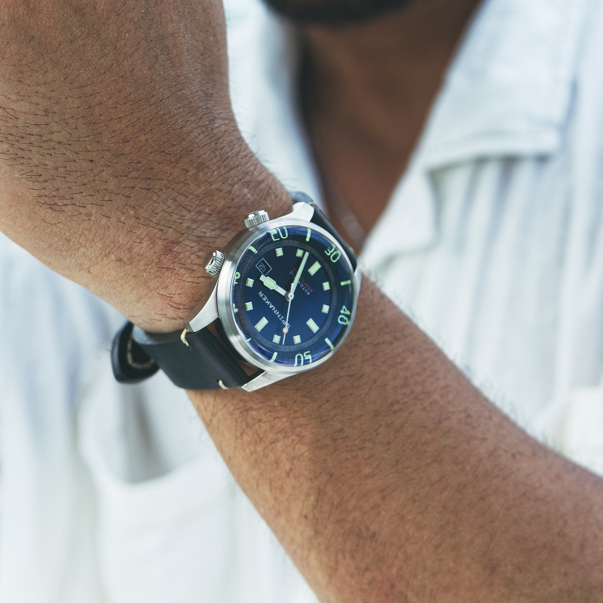 Bradner Automatic | 42mm | Atlantic Blue