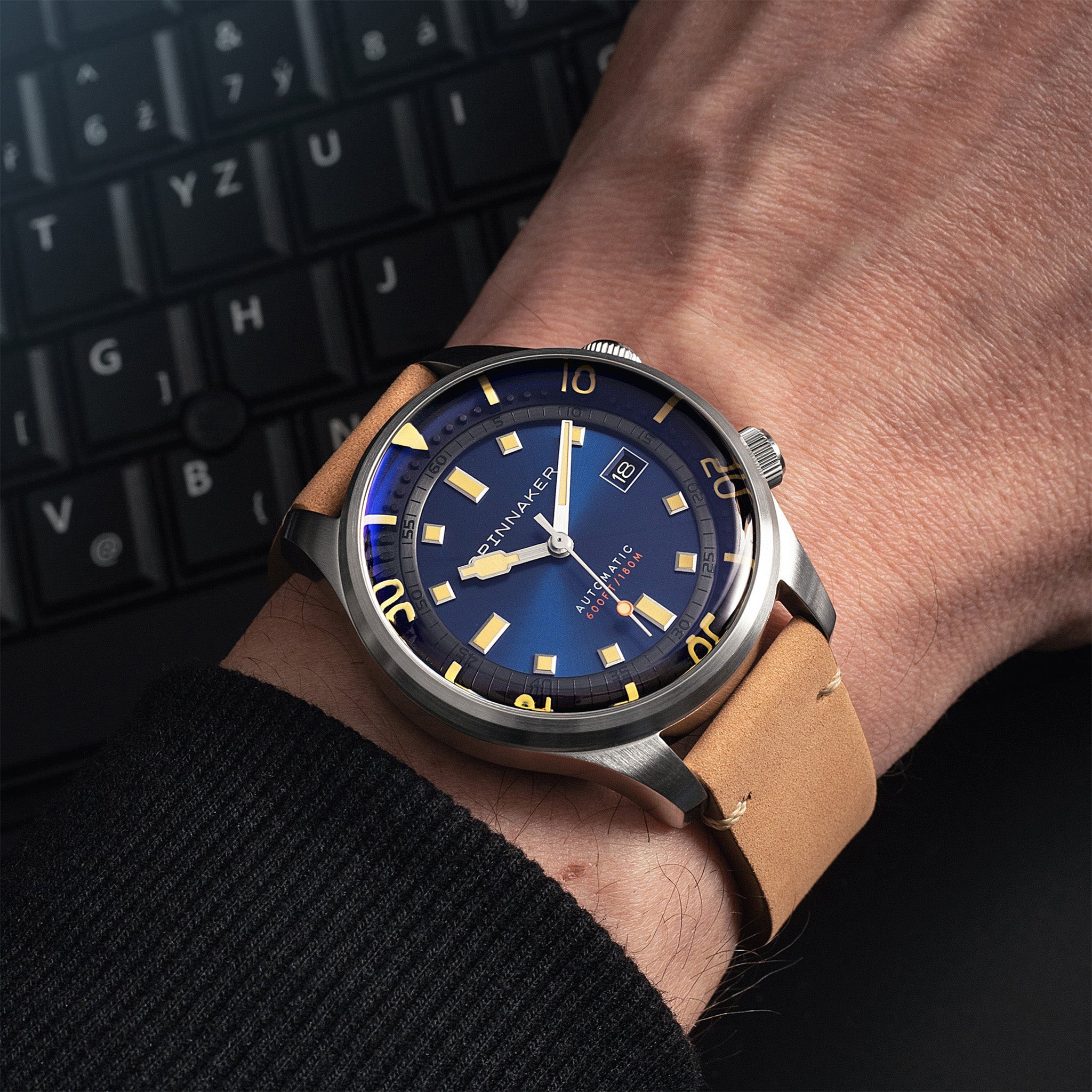 Bradner Automatic | 42 mm | Tidal Blue