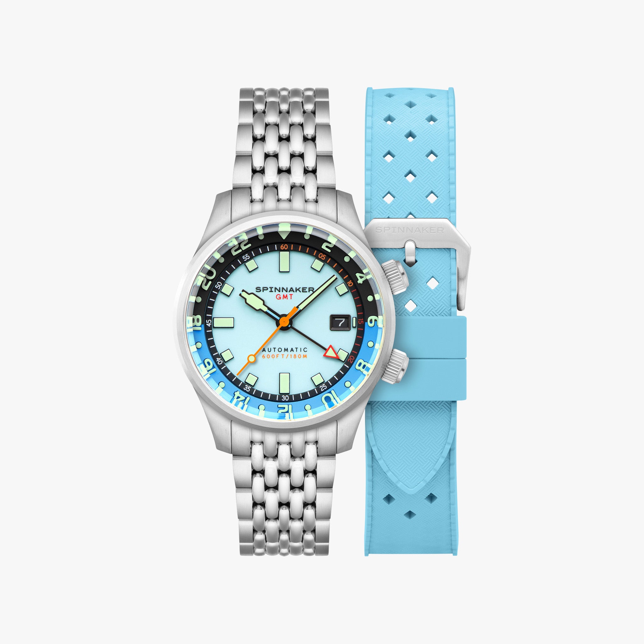 Bradner GMT Automatic | 42 mm | Aquamarine Blue
