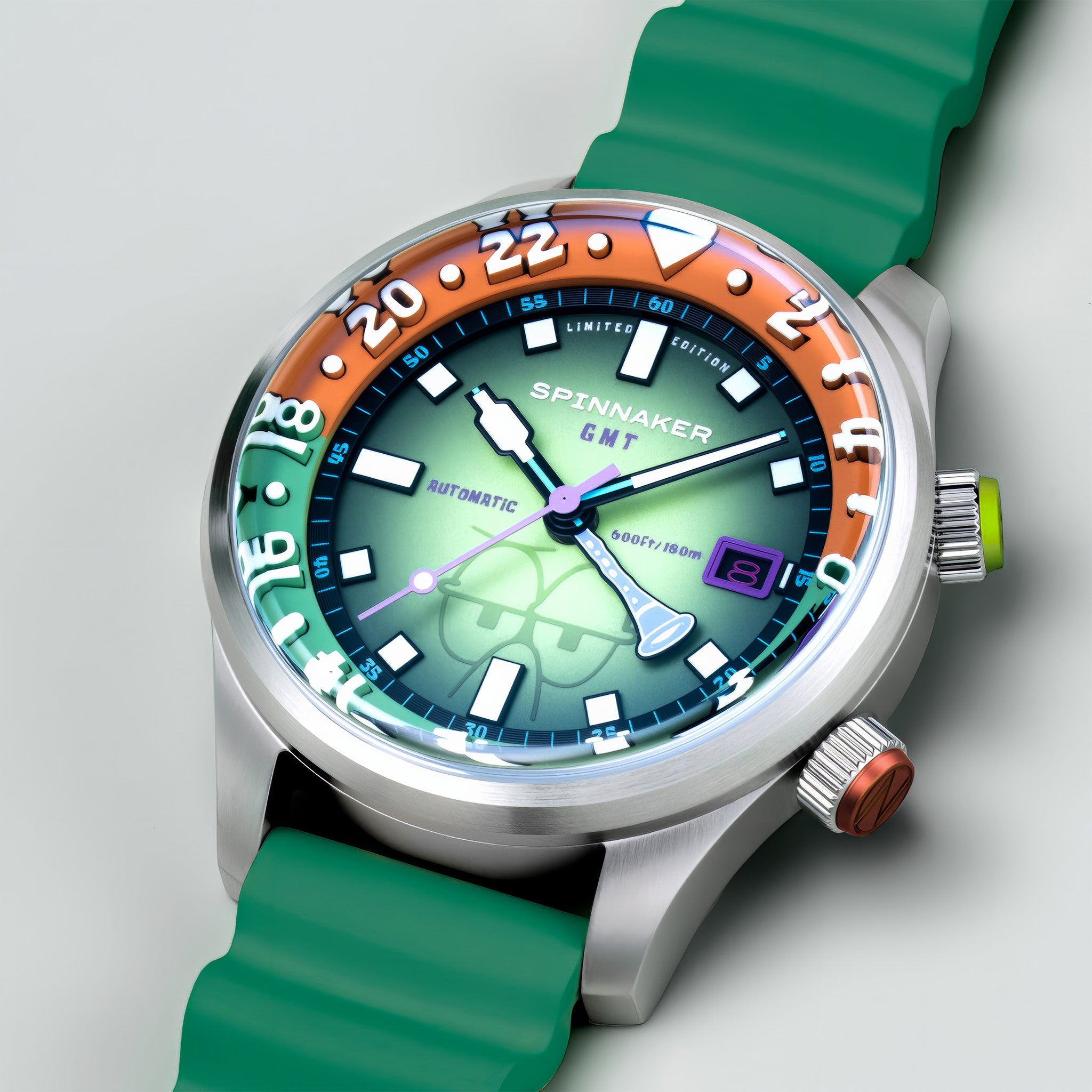 Bradner GMT Automatic SpongeBob SquarePants Limited Edition | Squidward Green