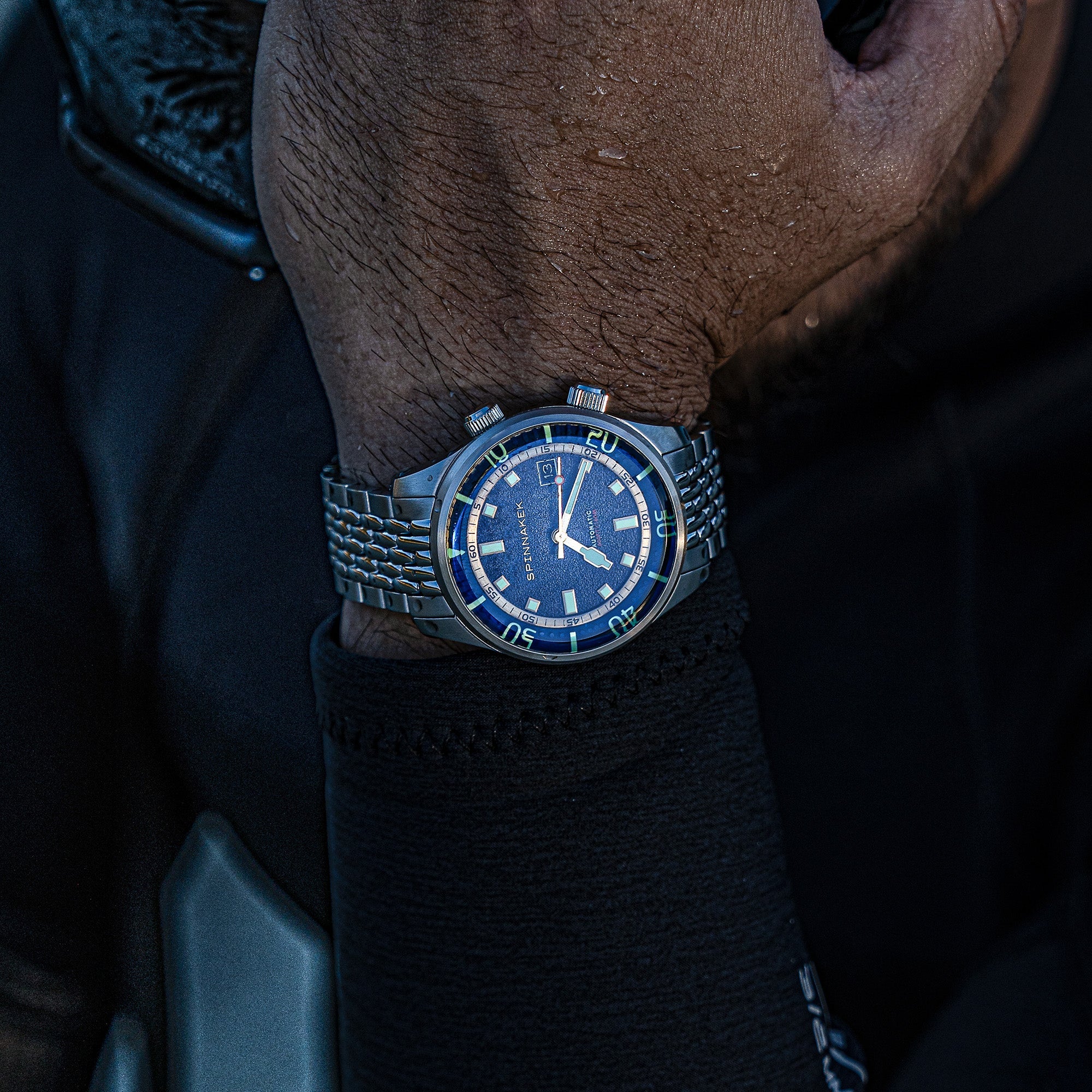Bradner Automatic | 42mm | Pacific Blue