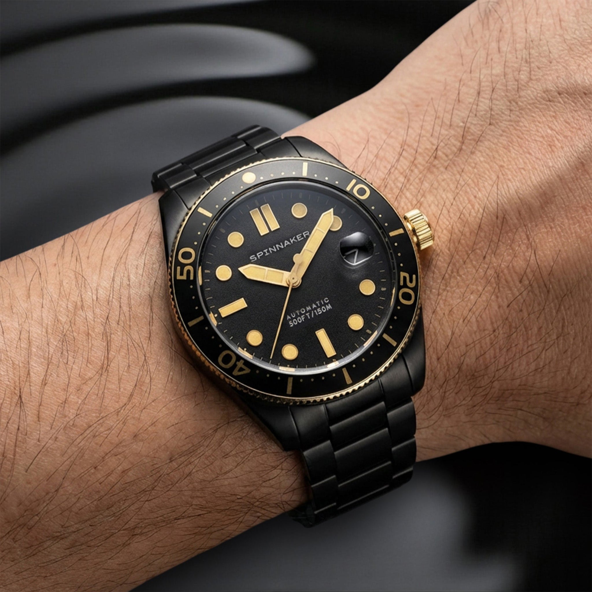 SPINNAKER Croft Mid-Size Automatic 40 mm Sable Shine – NH35