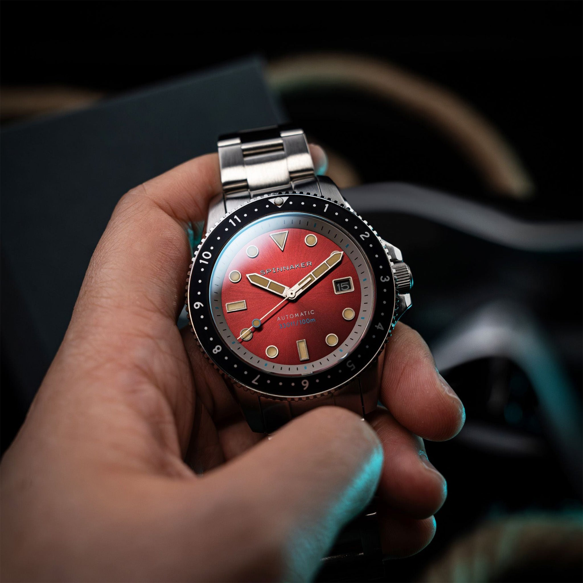 Croft Pioneer Automatic | 42 mm | Sangria Red