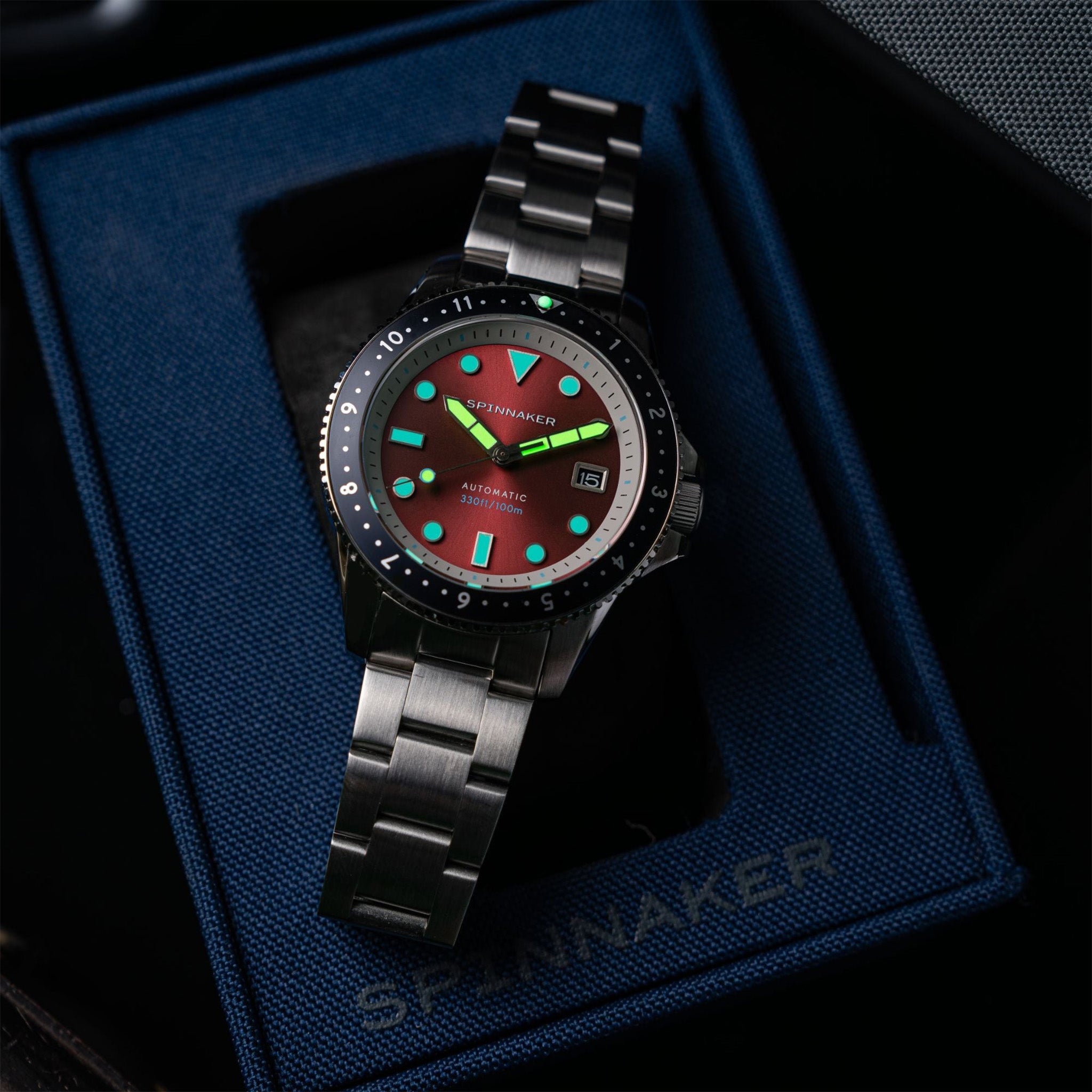 Croft Pioneer Automatic | 42 mm | Sangria Red