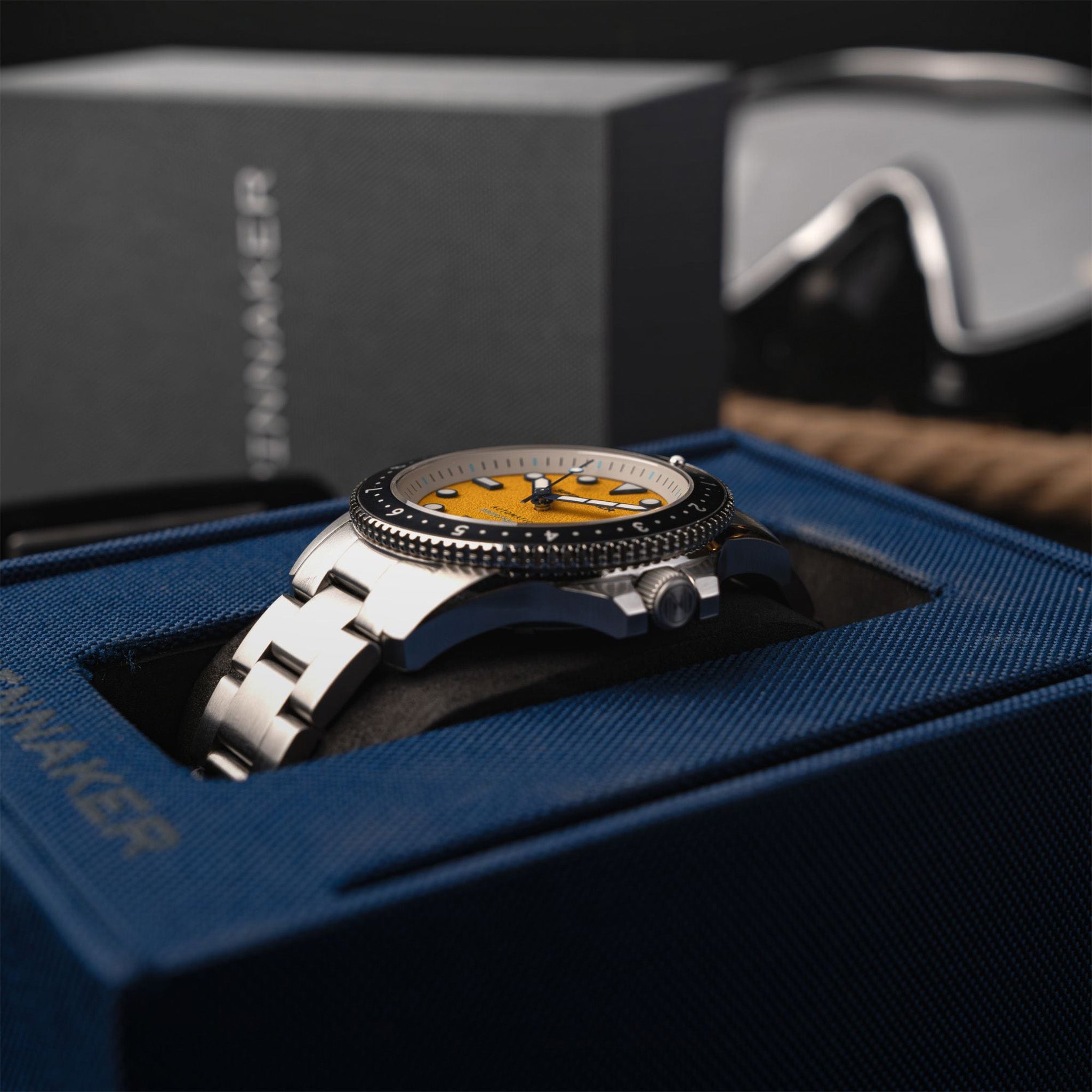 Croft Pioneer Automatic | 42 mm | Sunset Yellow