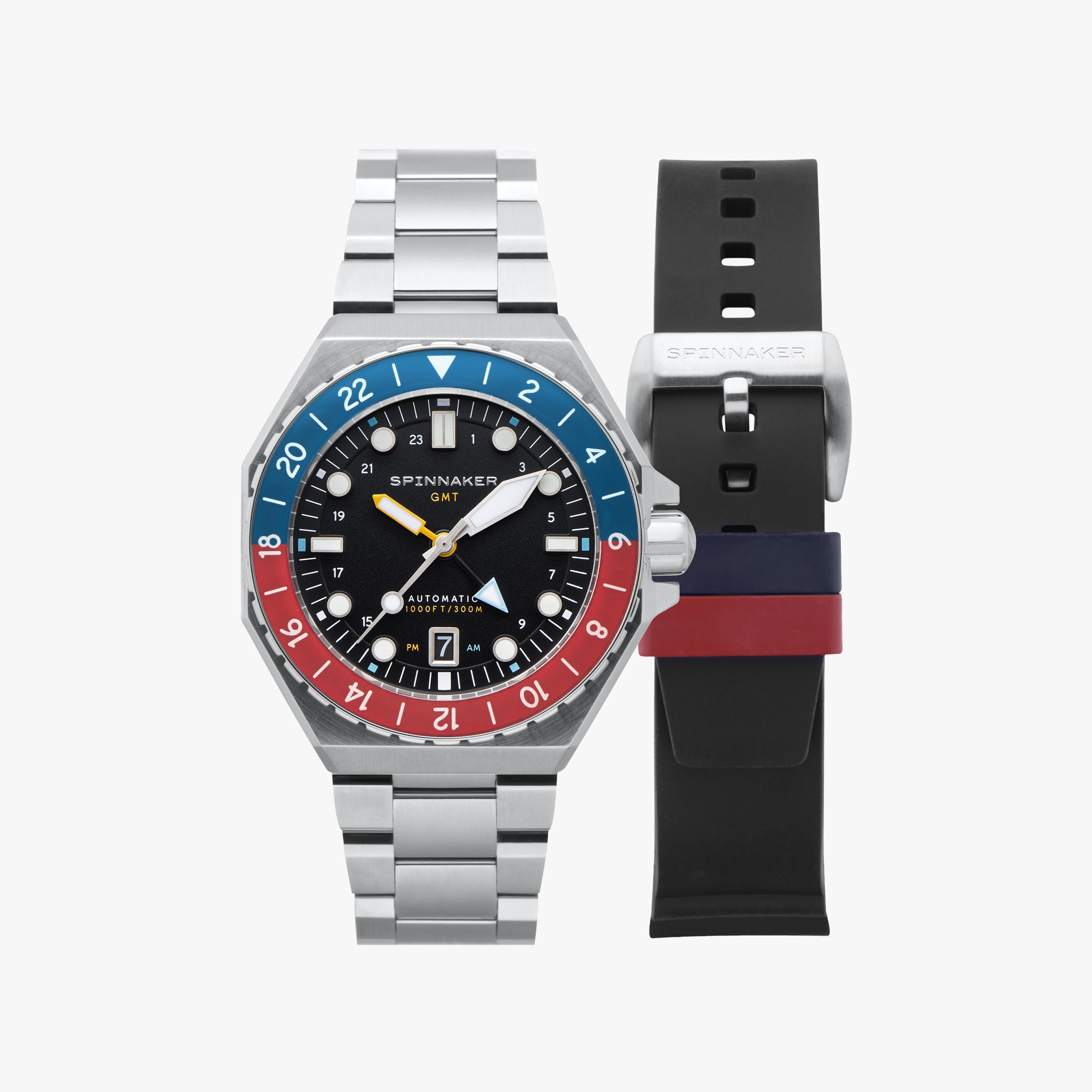 Dumas GMT Automatic | 44mm | Cobalt Crimson