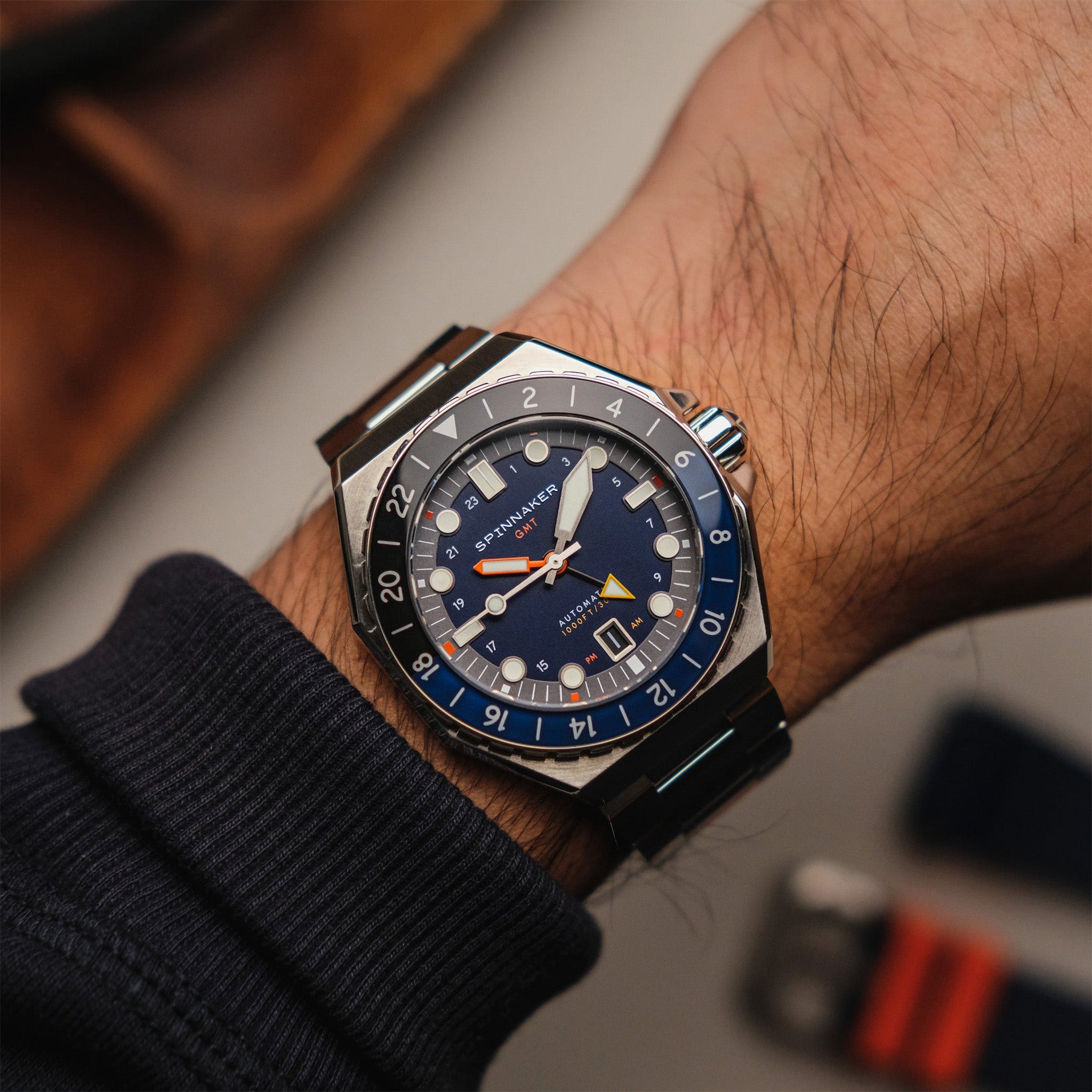 Dumas GMT Automatic | 44 mm | Navy Black